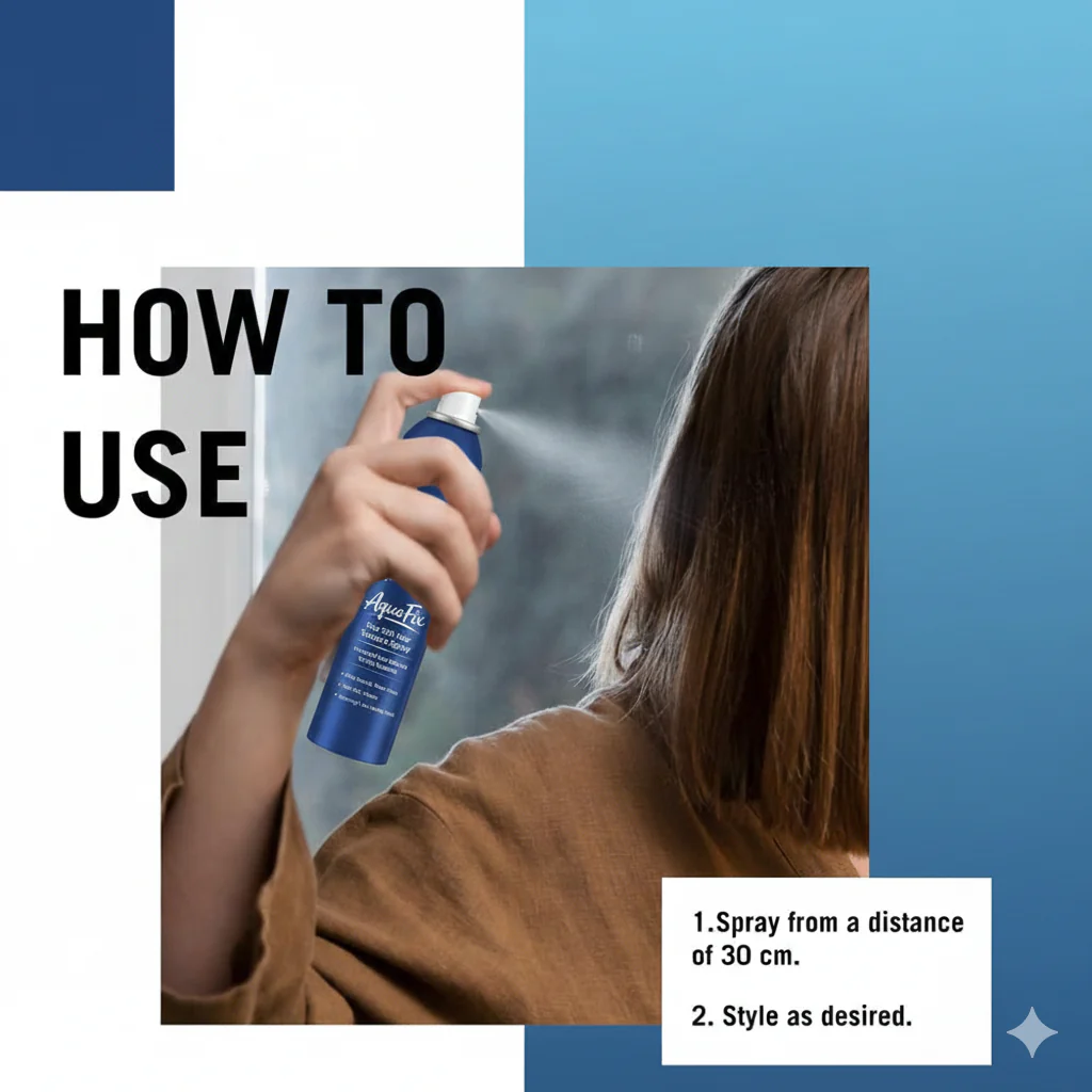 AquaFix Instant Sea Salt Hair Texture Spray - Image 6