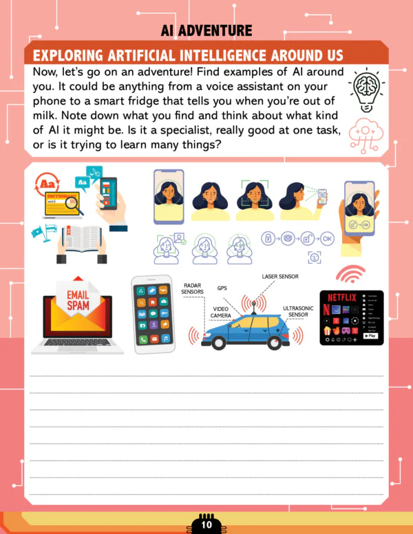 Artificial Intelligence Activity Book for Kids 7+- Activities about AI, Computers & Machine Learning - Image 5