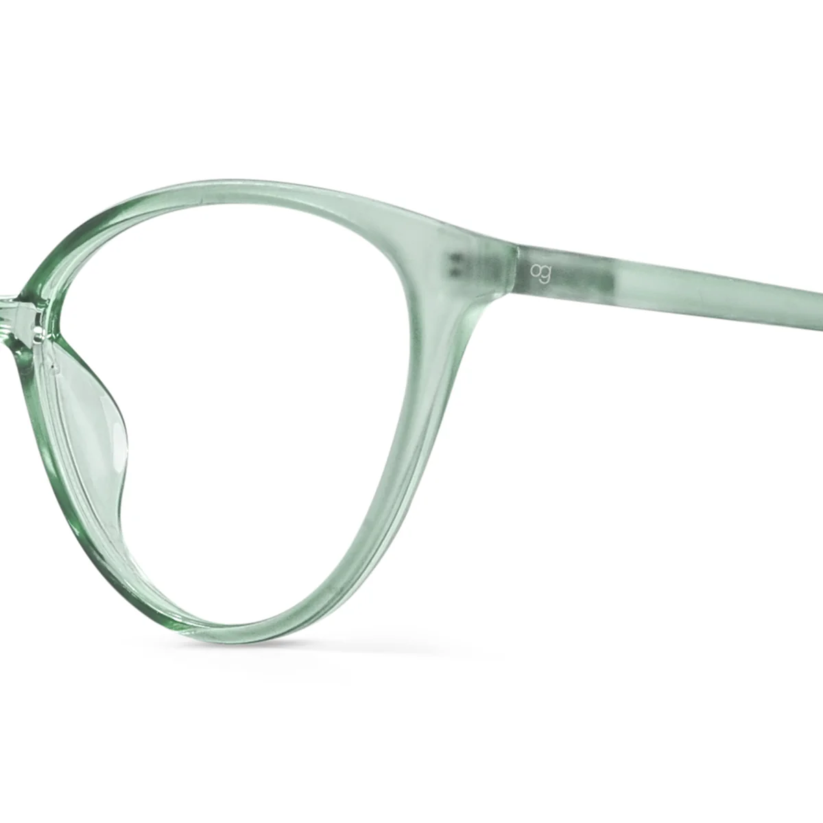 Astral Sky Cateye Blue Screen Glasses - Image 2