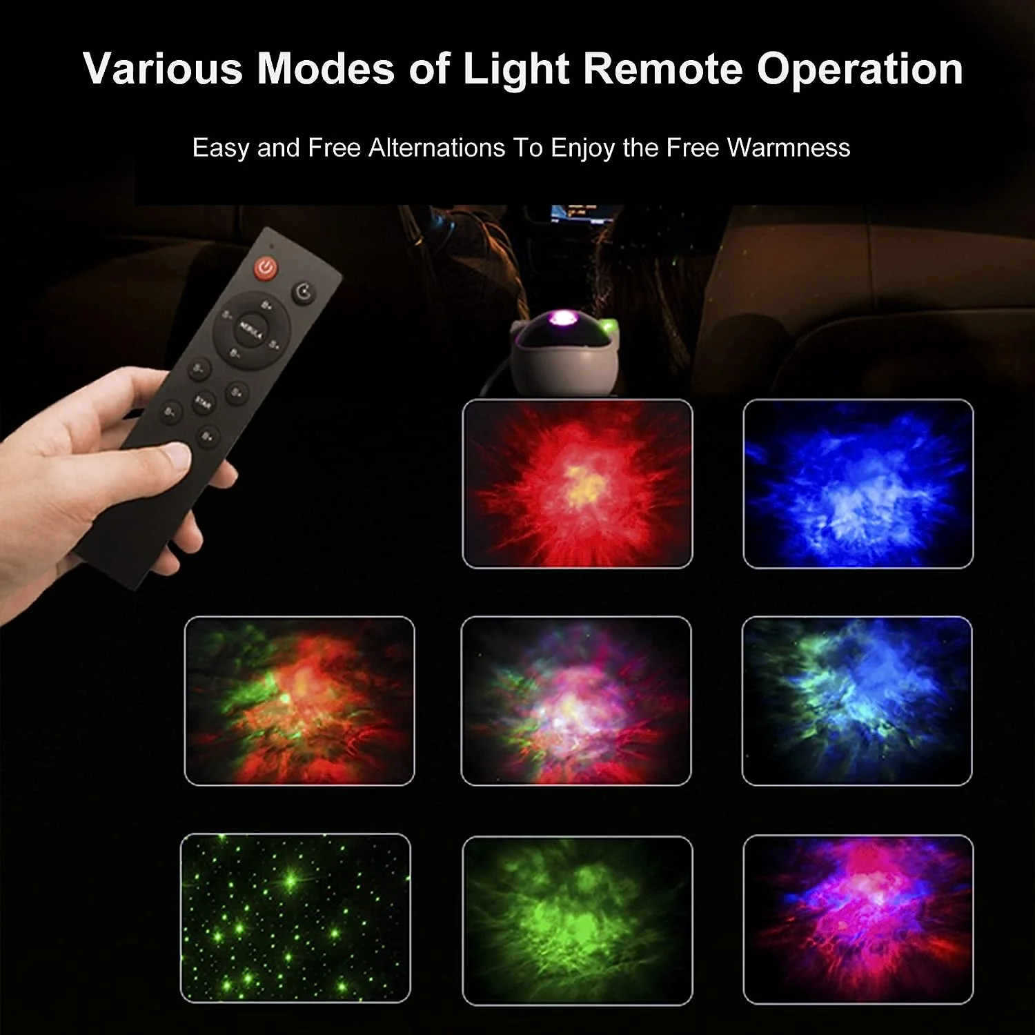 Astronaut Galaxy Ceiling Light Projector with Timer - Image 7