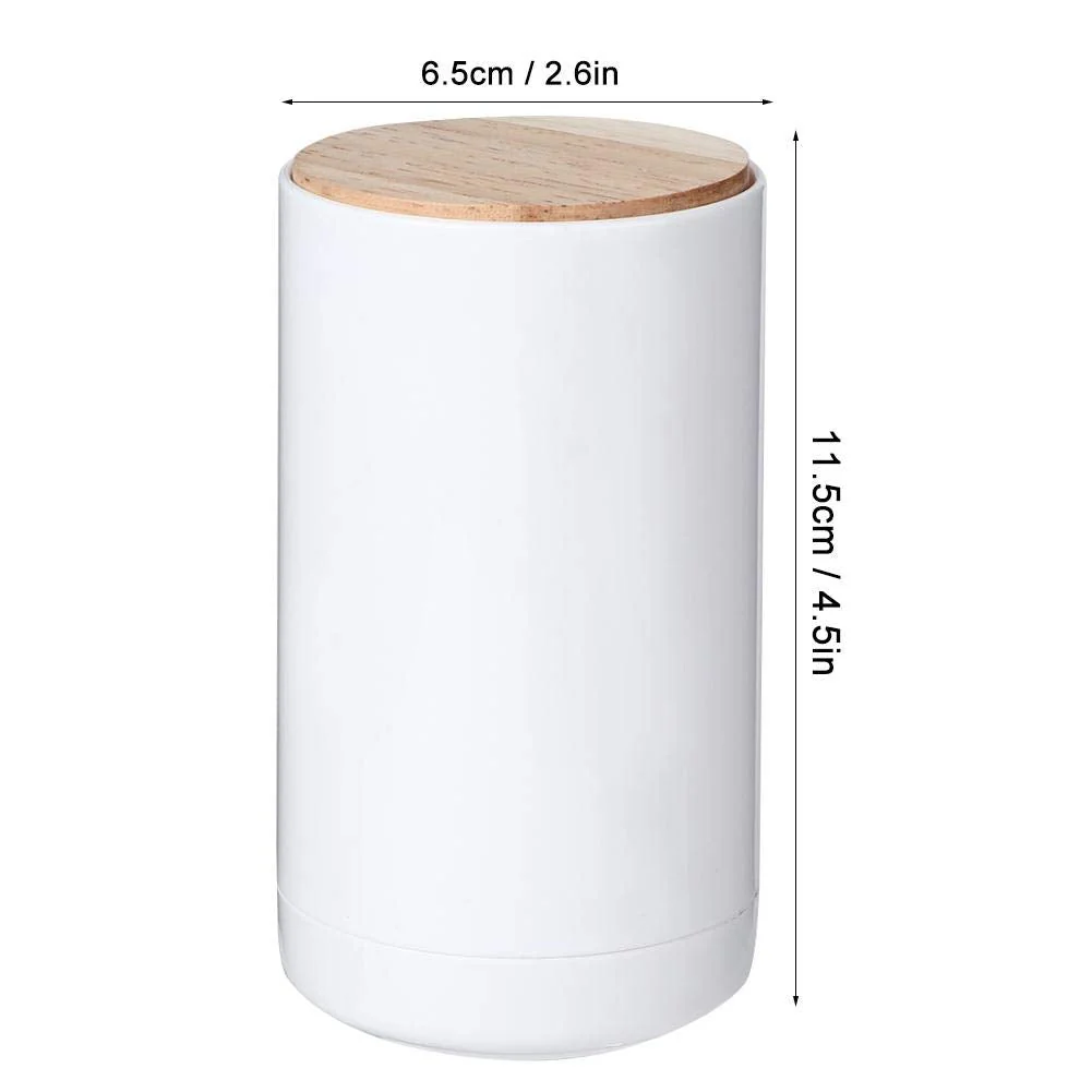 Automatic Cotton Swab Dispenser Press-Type Cotton Swab Holder Organizer 1pc - Image 5