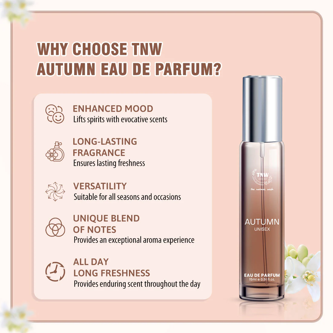 Autumn Eau De Parfum for Zesty and Floral Fragrance (Stock Clearance) - Image 2