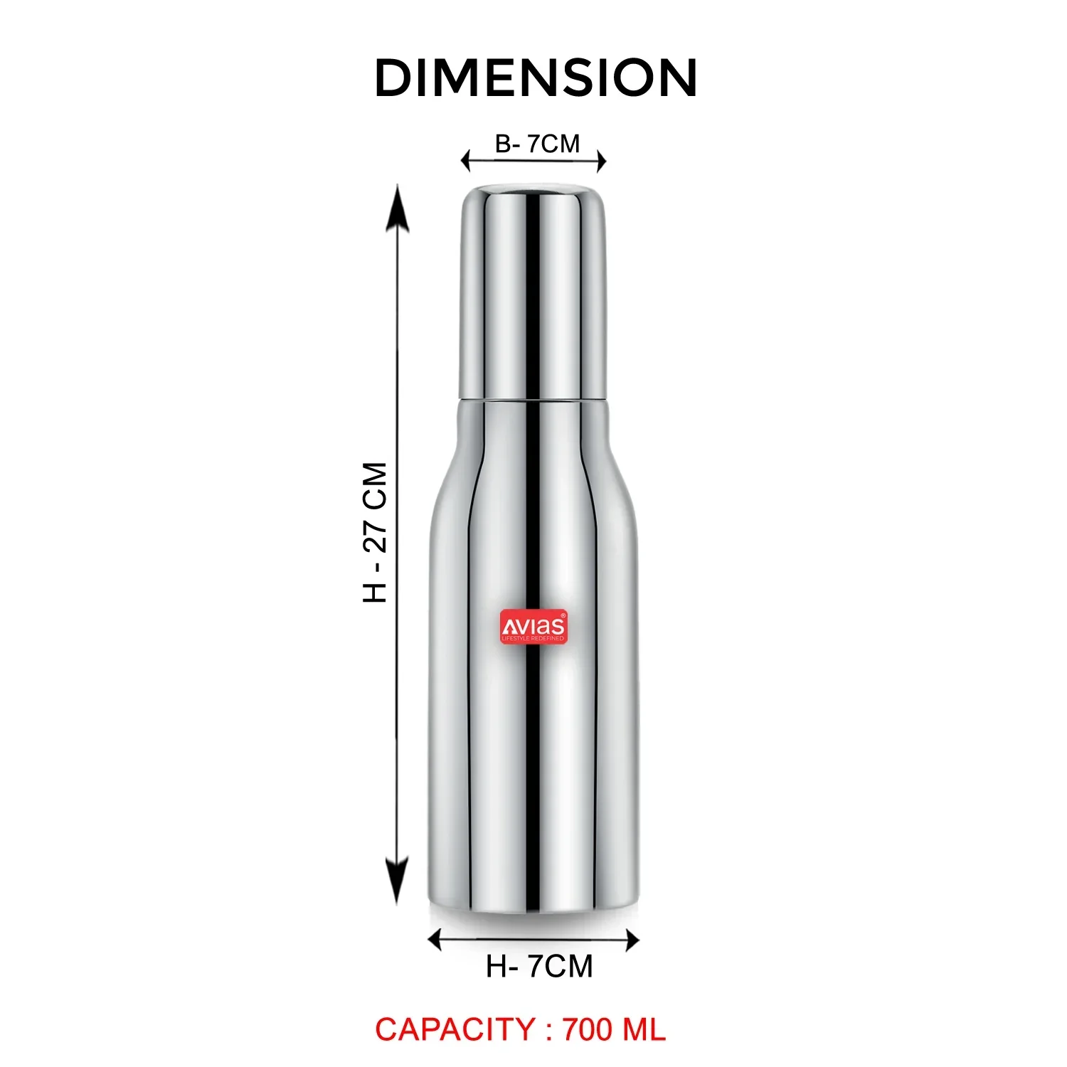 AVIAS Ezee Oil Dispenser | BPA free Oil Pot | Stainless Steel lid | Slant liquid outlet | 500ml/700ml/1000ml - Image 9