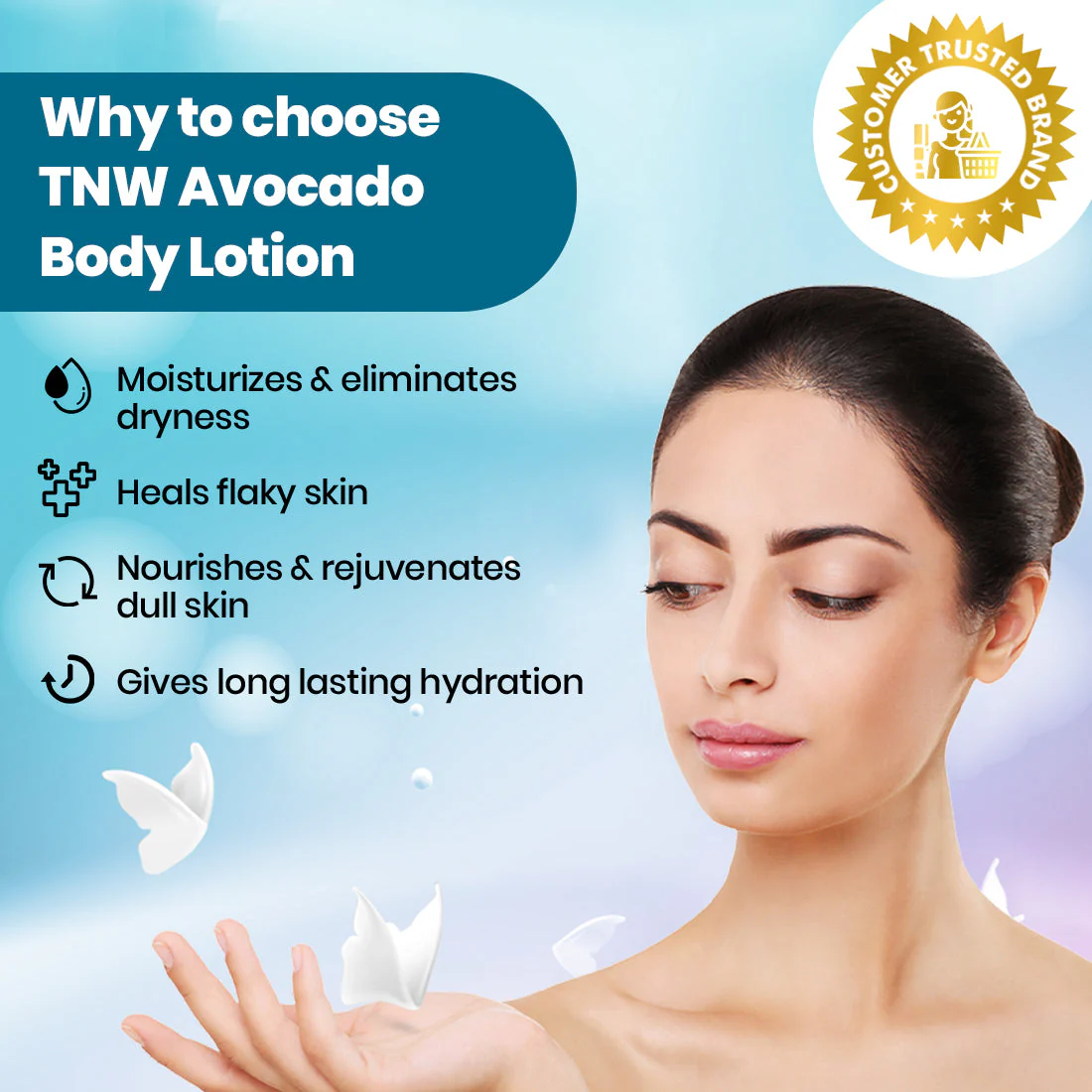 Avocado Moisturizing Body Lotion (Non Greasy & Paraben Free) - Image 3