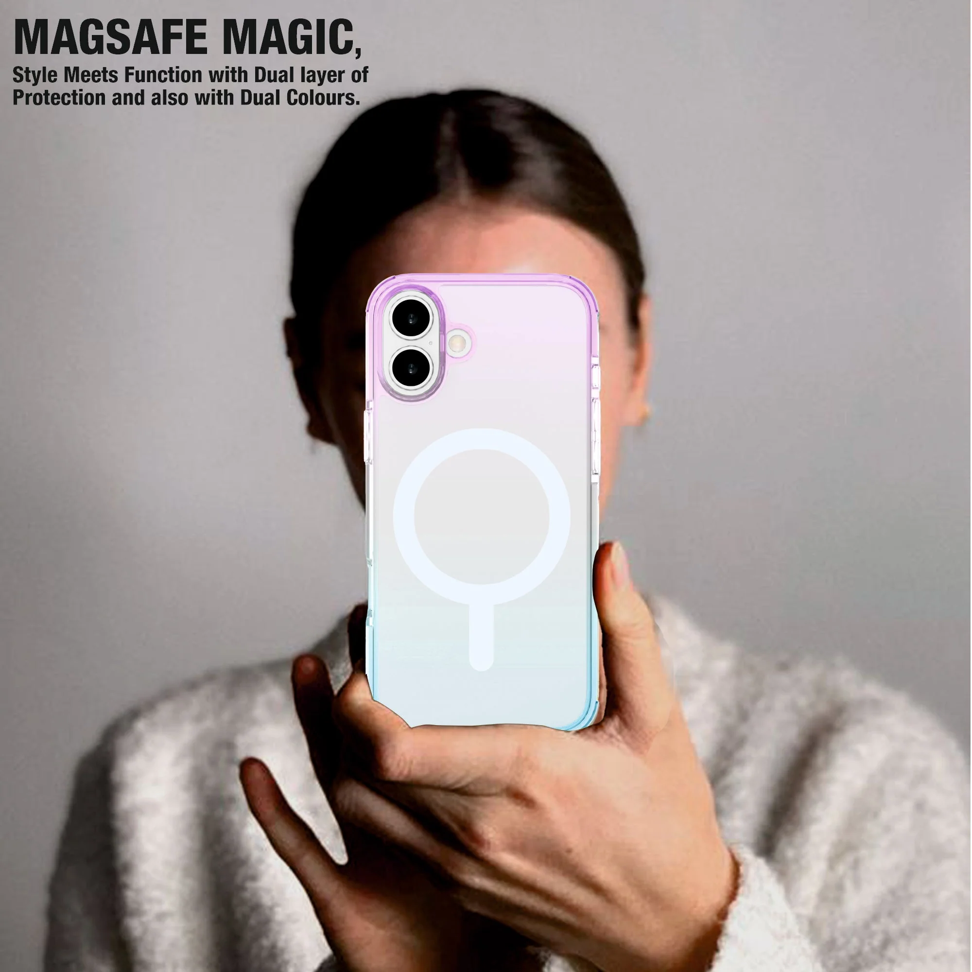 AVON SNAP Dual Colour Mag-Safe Compatible Case for iPhone 16 Series - Image 13