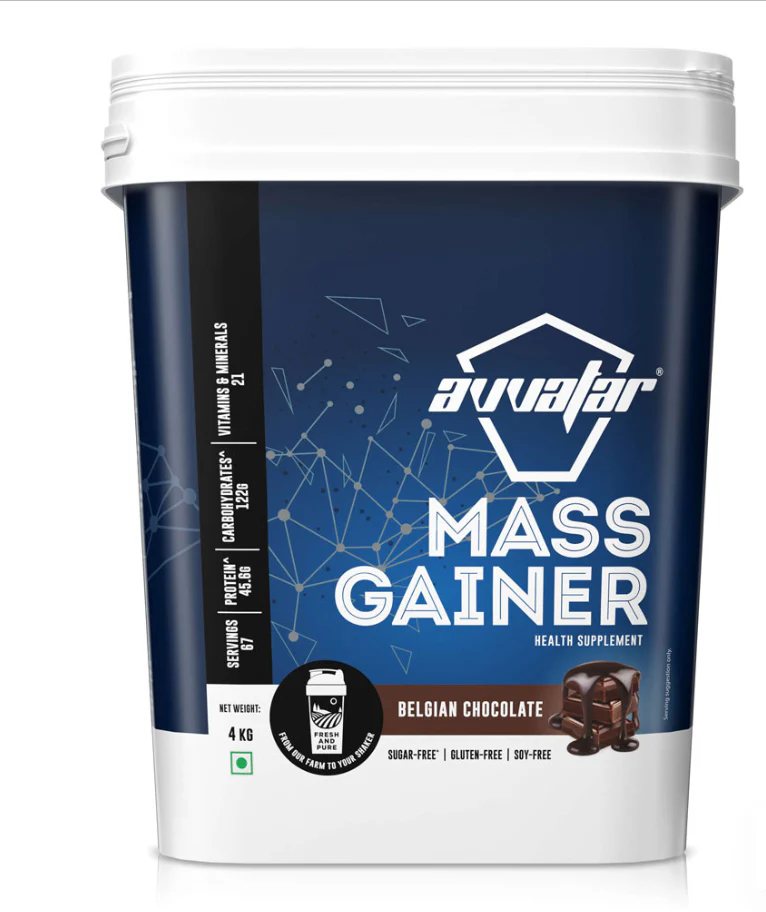 Avvatar MASS GAINER WHEY PROTEIN | Belgian Chocolate Flavour - Image 4