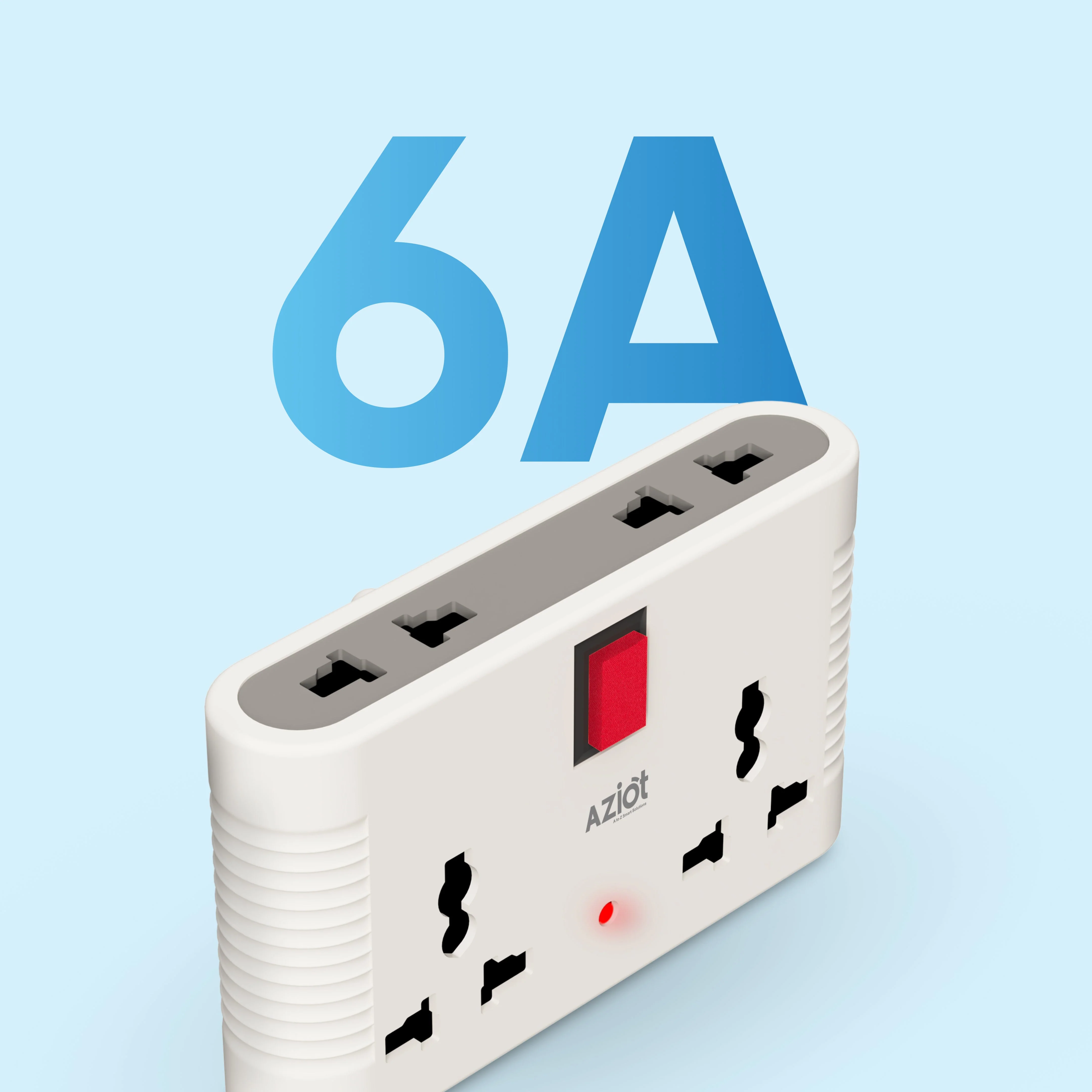 Aziot (6 amps) 4 Way Smart Multi-Plug Adaptor (WiFi+BLE) - Image 10