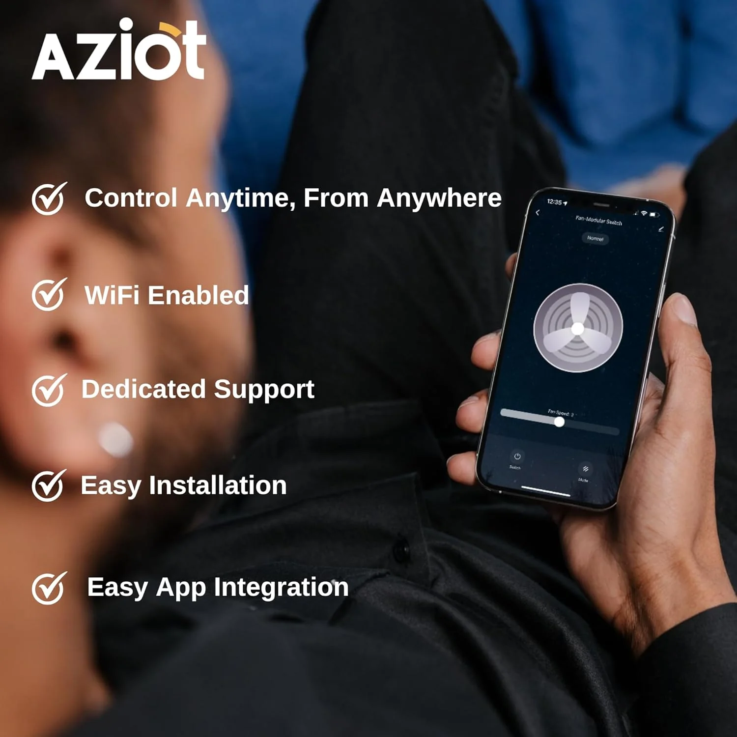 AZIOT Smart IOT Ceiling Fan Kit - Image 5