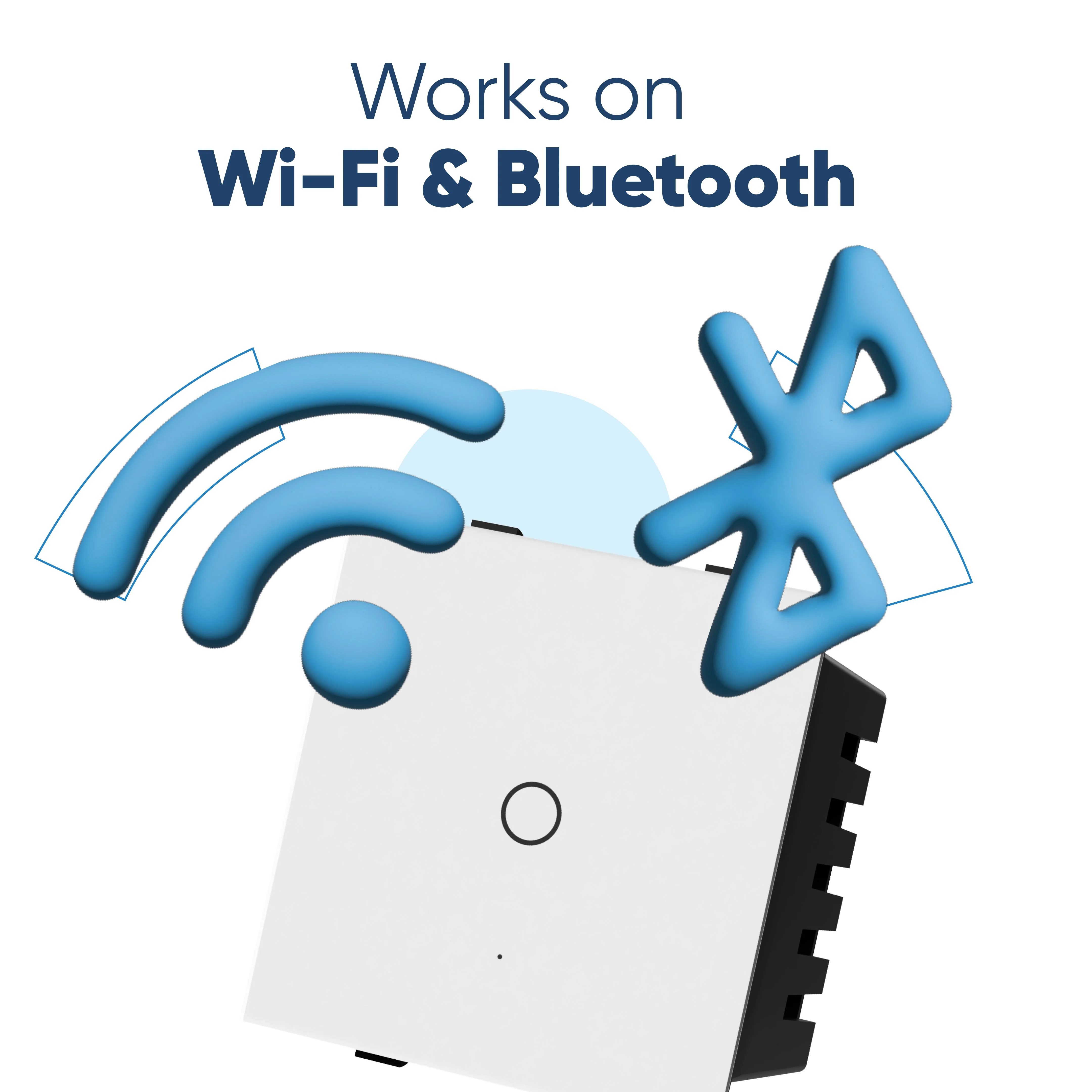 AZIOT SMART MODULAR 1 GANG TOUCH SWITCH (25 amps)- WiFi/Bluetooth - Image 9