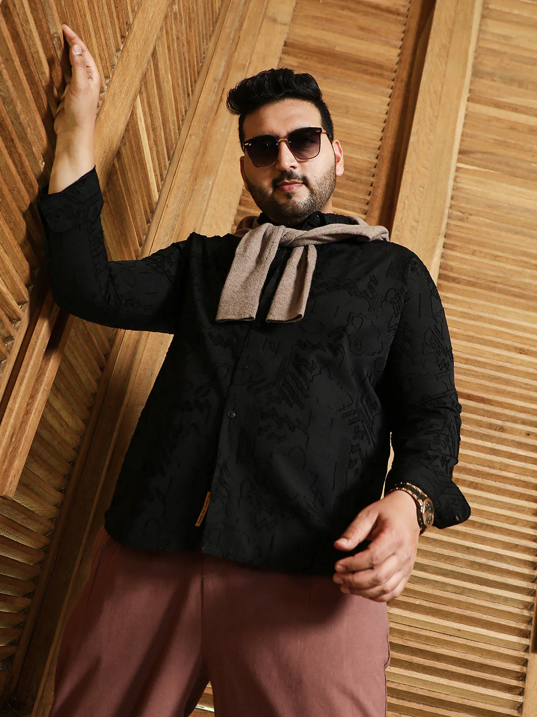 Aztec-Weave Shirt - Image 19