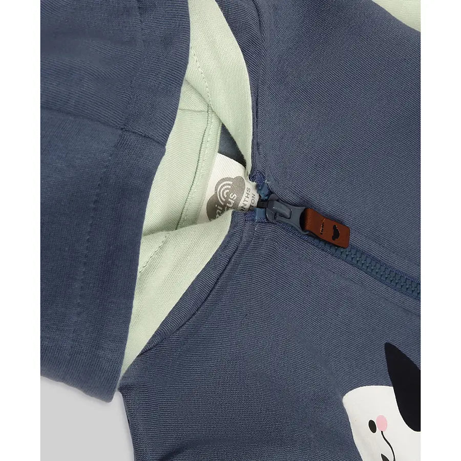 Baby Boy Sweatshirt With Jade Seal Print - Image 3