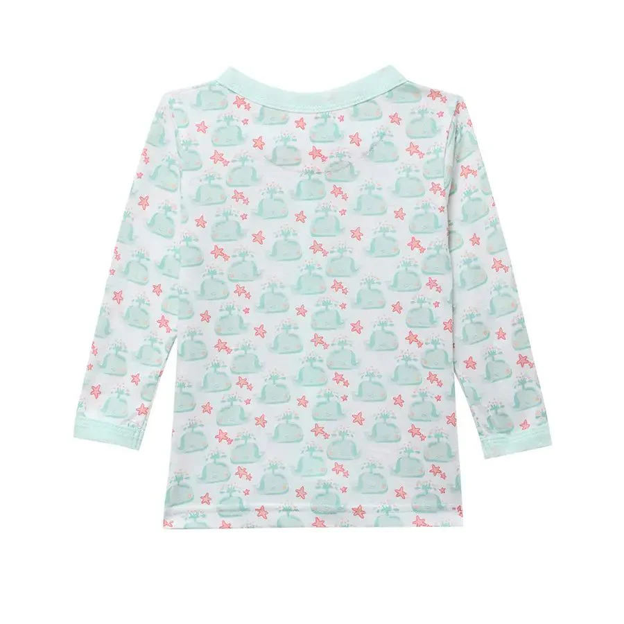 Baby Boy Whale Print Full Sleeve Bambino Set - Image 5