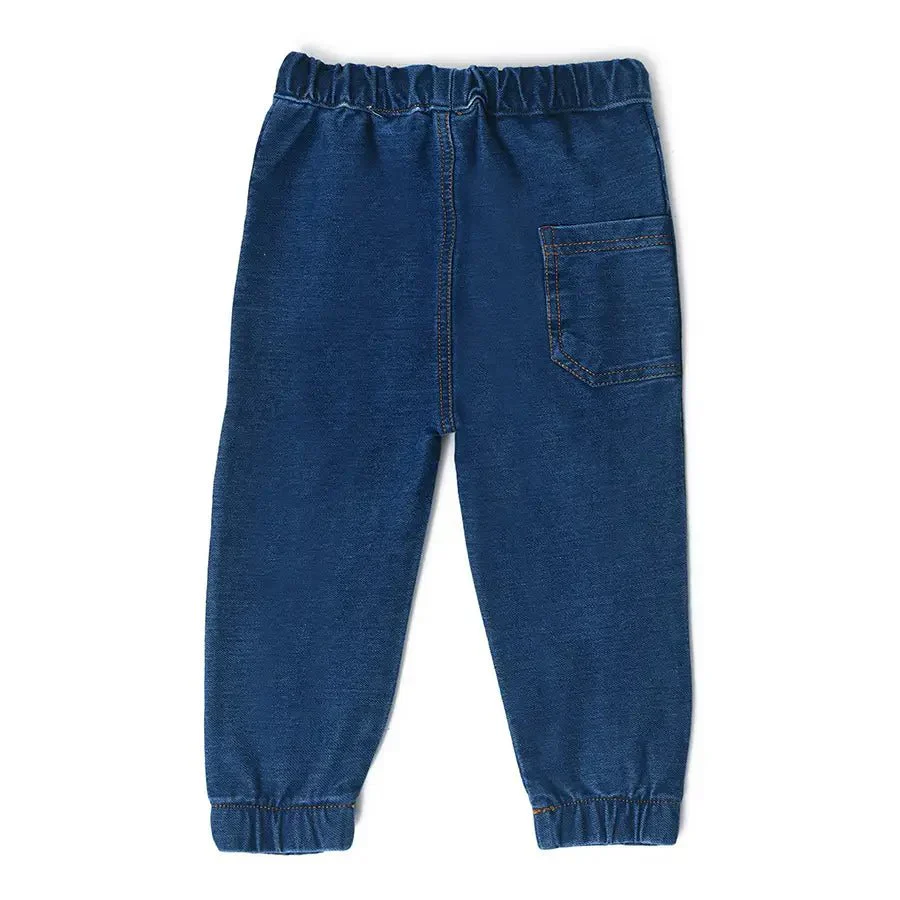 Baby Boys Denim Jogger - Image 2