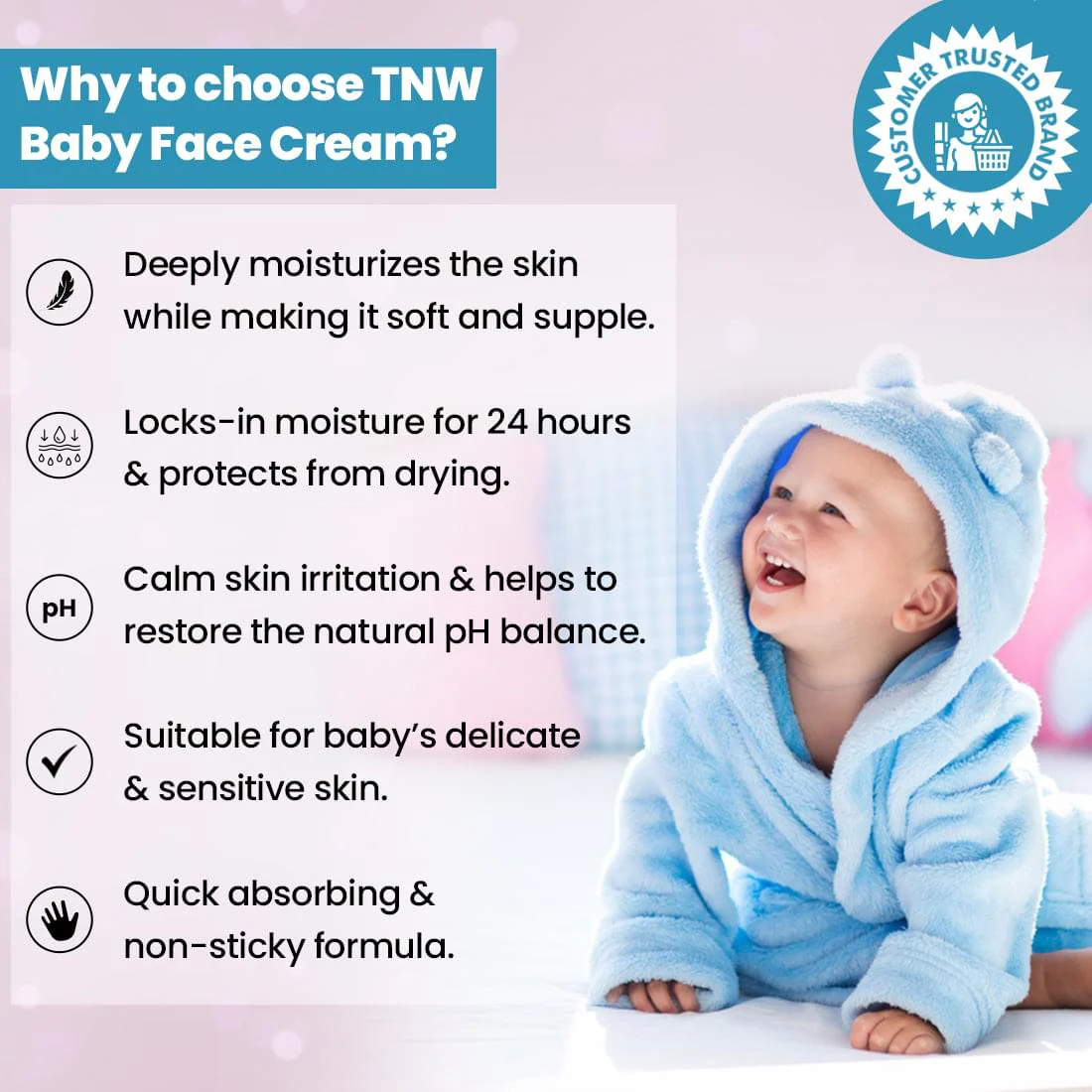 Baby Face Cream for Soft Skin. - Image 4