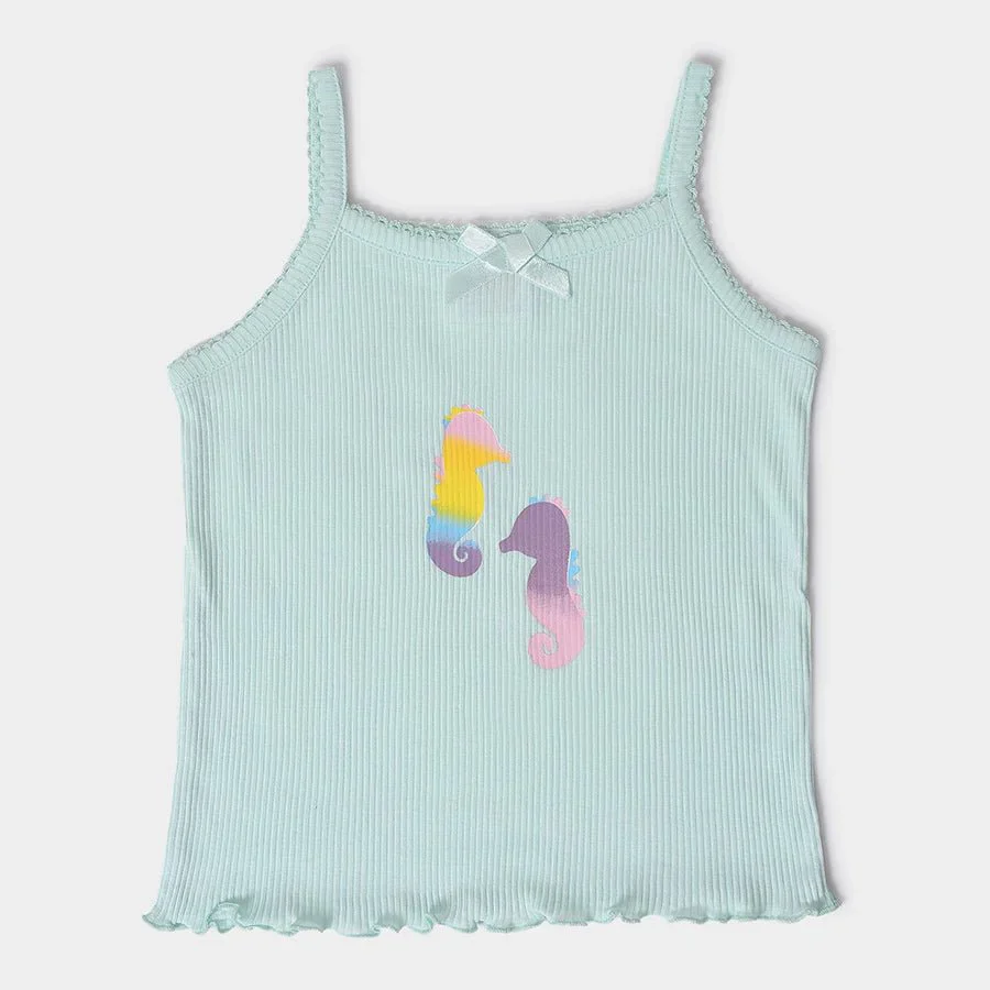 Baby Girl Vest With Sea Animals Print (Pack Of 3) - Image 2