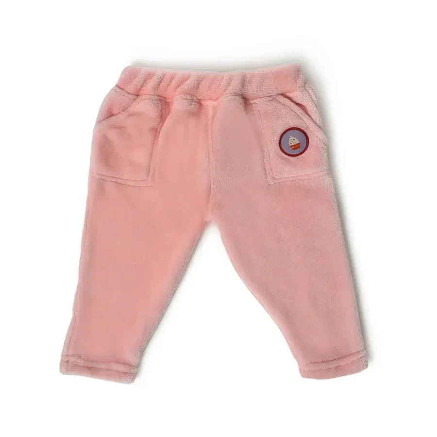 Baby Girls Ice Cream Print Sweatshirt & Pyjama Set For Baby - Image 7