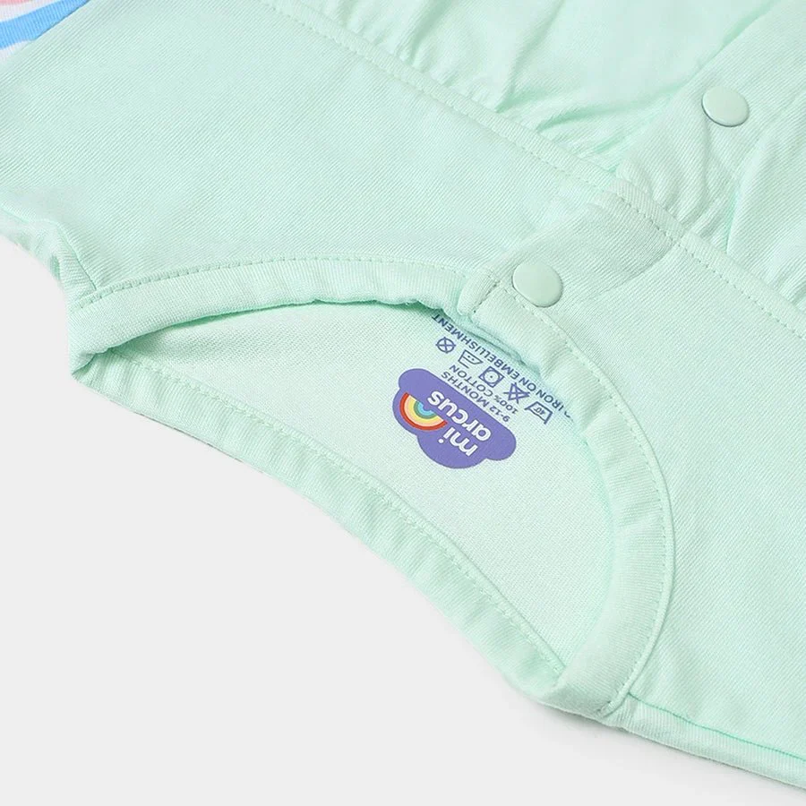 Baby Girls Striped - Front Open Vest & Legging Set - Image 6