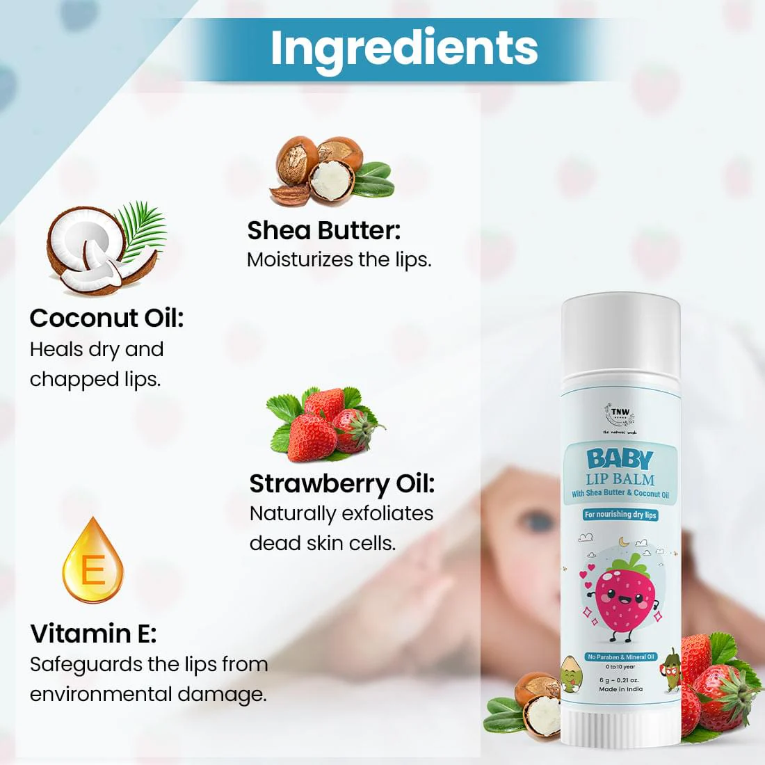 Baby Lip Balm For Dry Lips - Image 2