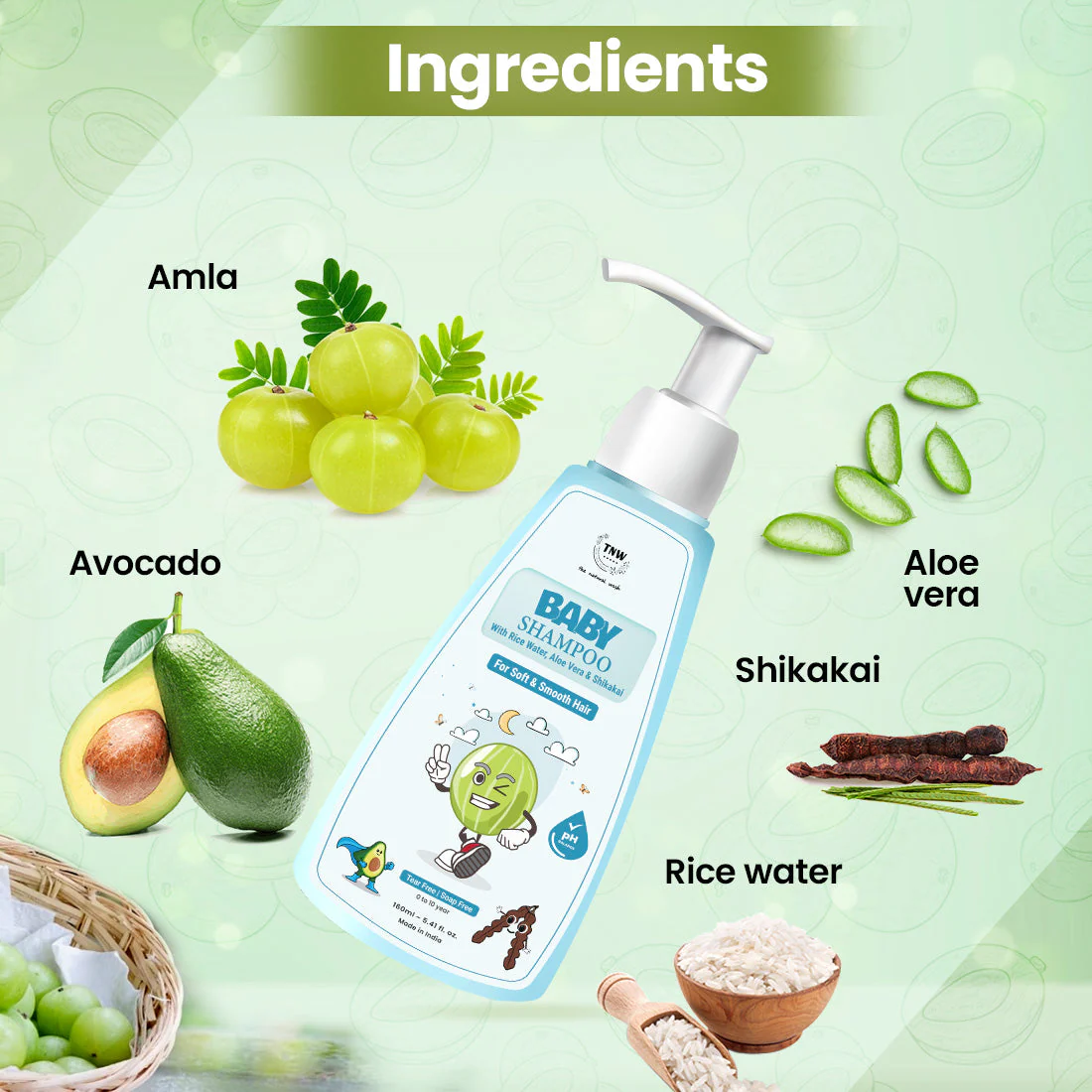 Baby Shampoo for Gentle Cleansing & Soft, Shiny Hair - Image 3