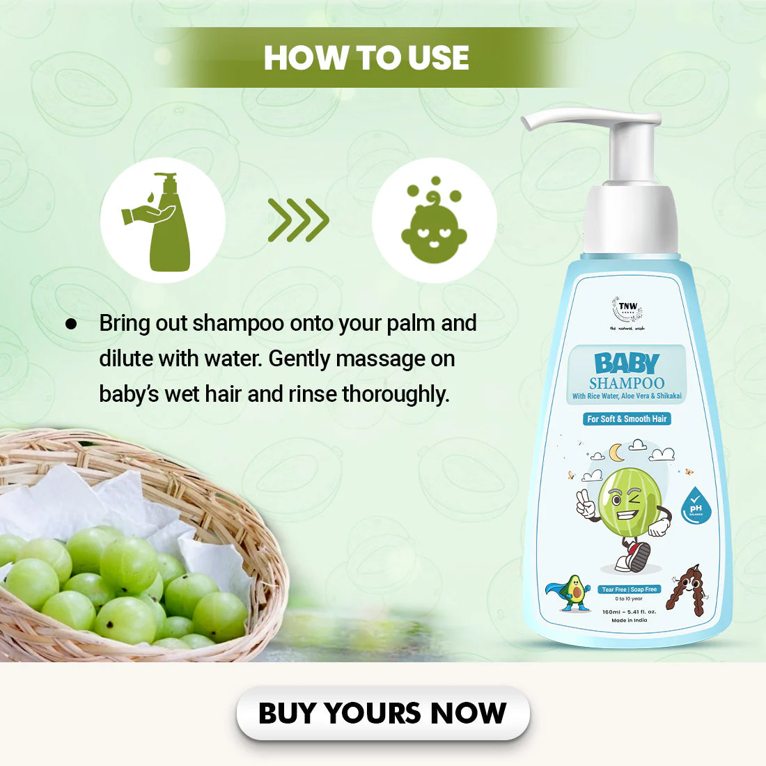 Baby Shampoo for Gentle Cleansing & Soft, Shiny Hair - Image 5