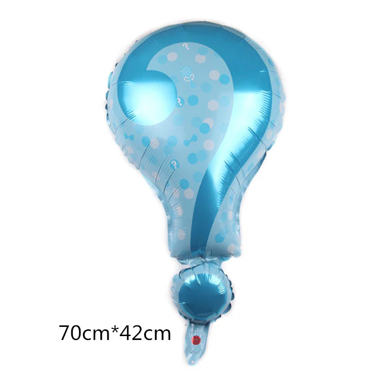 Baby Shower Decoration Inspire Foil Balloon (Blue) (Pack of 5) - Image 3