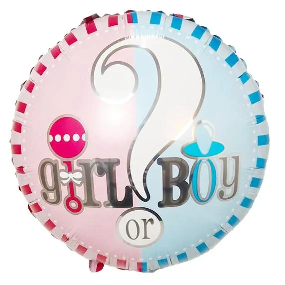 Baby Shower Decoration Inspire Foil Balloon (Blue) (Pack of 5) - Image 4