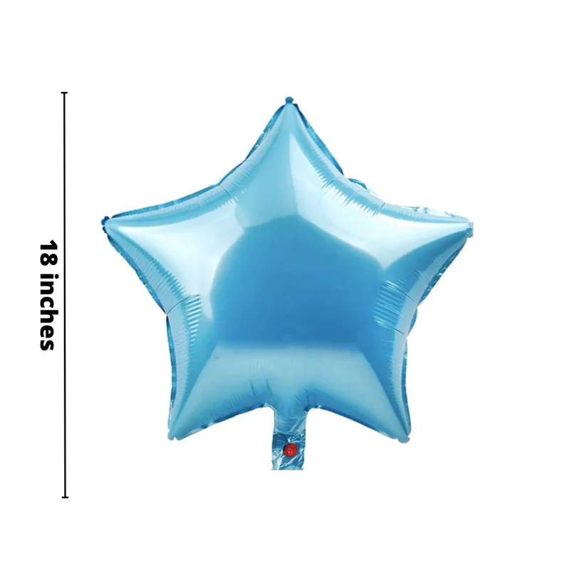 Baby Shower Decoration Inspire Foil Balloon (Blue) (Pack of 5) - Image 5