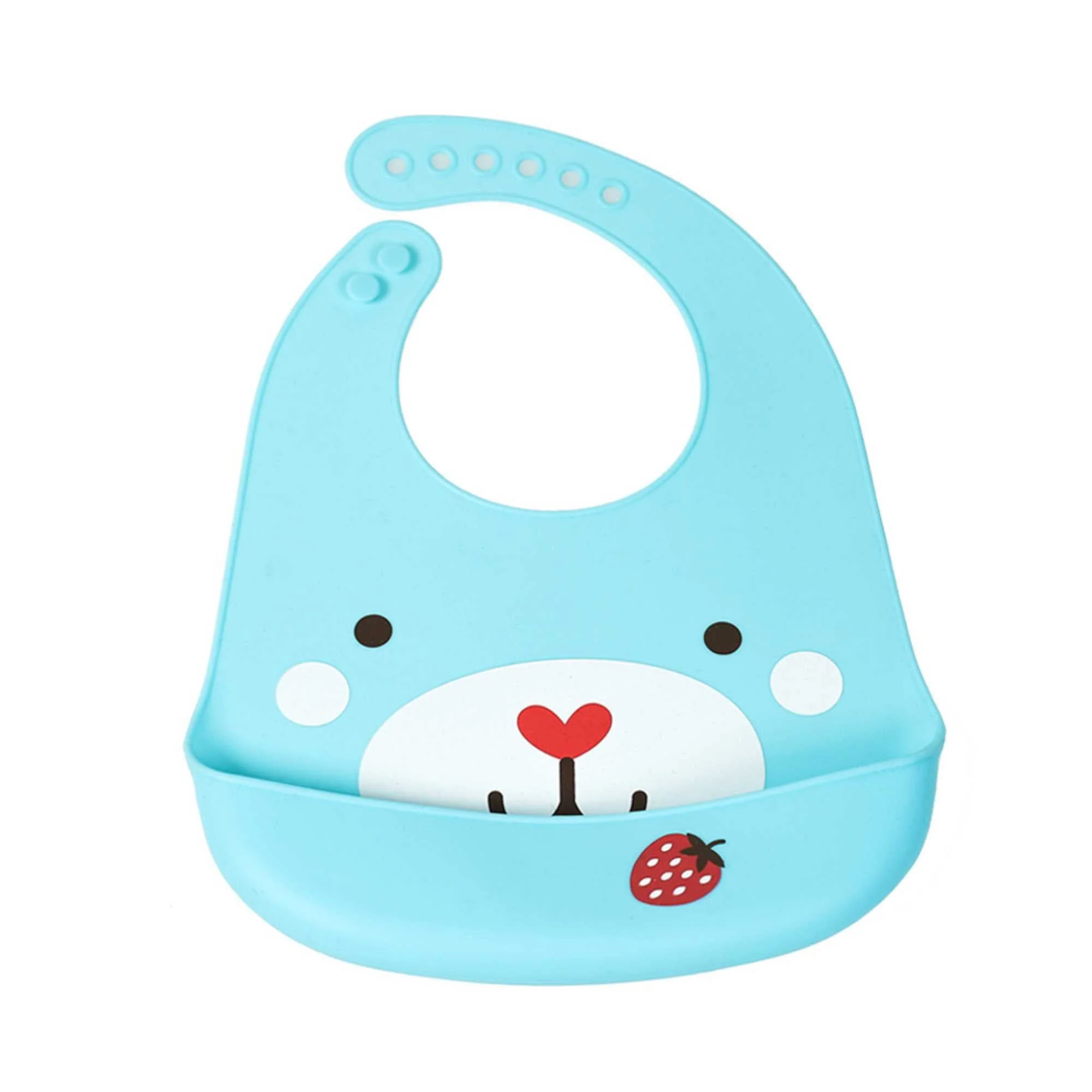 Baby Waterproof Silicone Bib With Pocket - Image 6