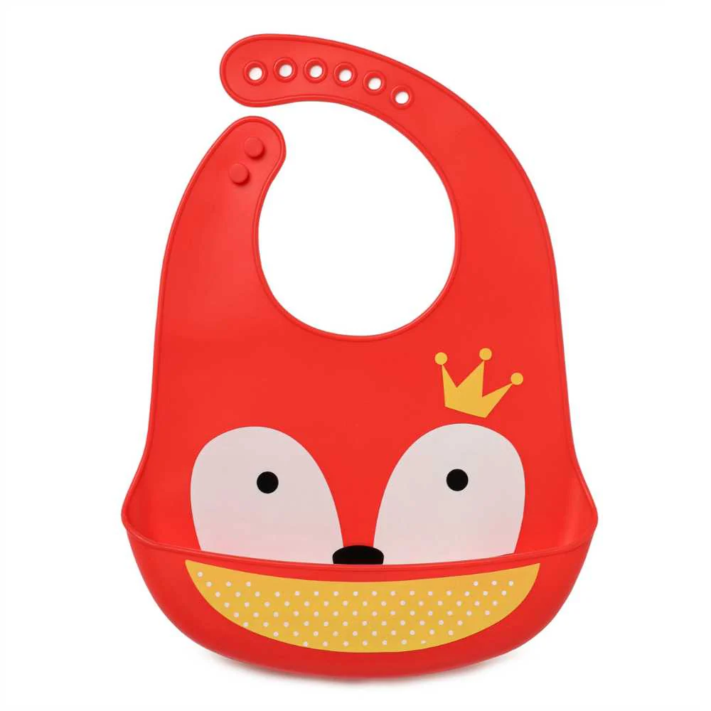 Baby Waterproof Silicone Bib With Pocket | Set Of 2 - Image 26