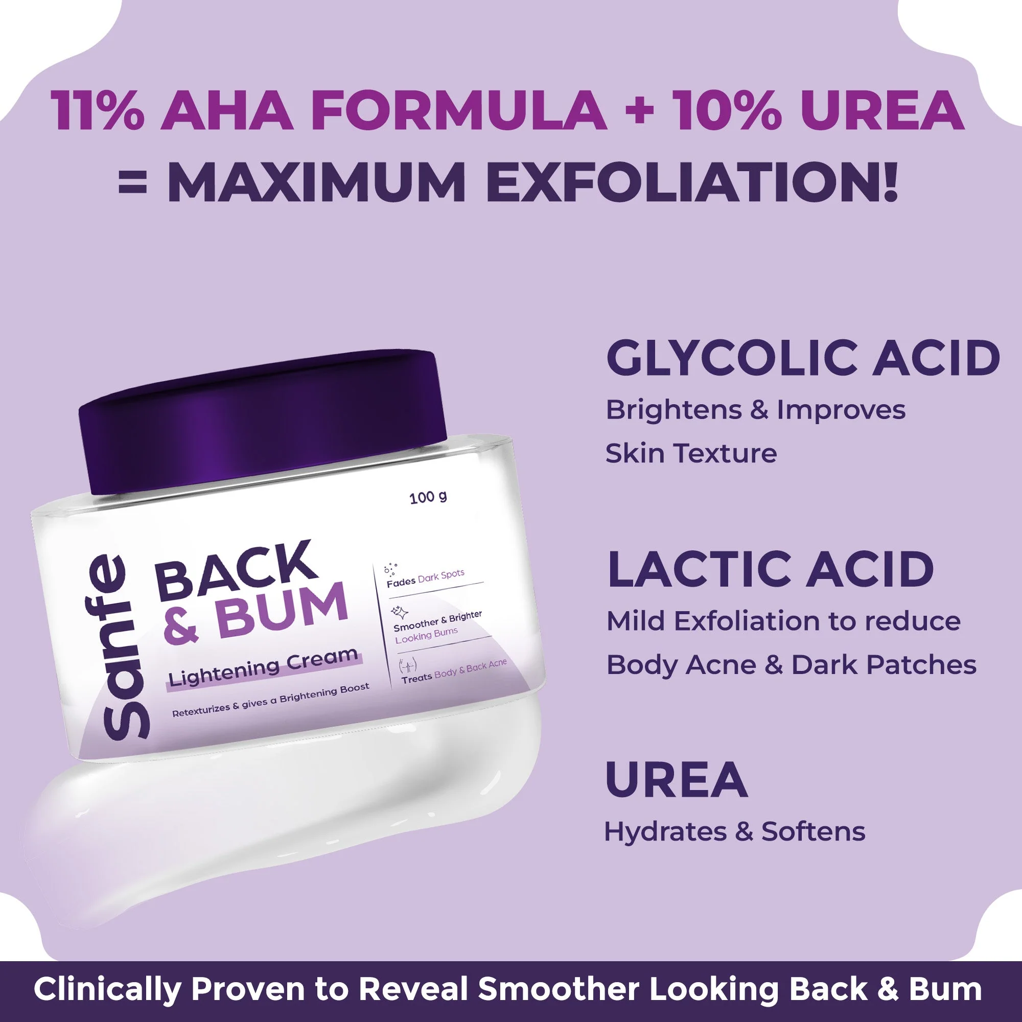 Back and Bum lightening Cream - 100gm - Image 4