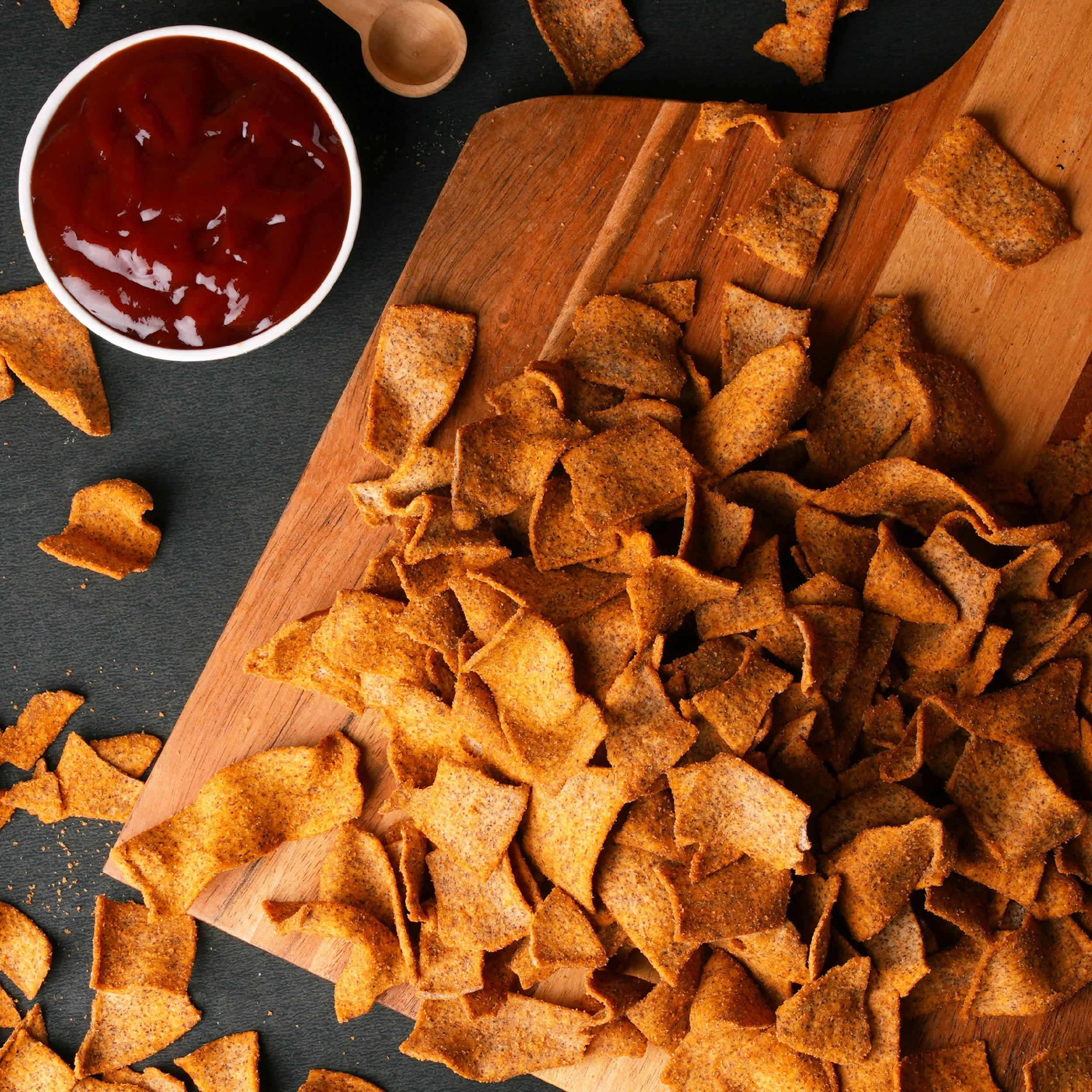 Baked Ragi Chips | All-day Snacks | Namkeen - 250 gms - Image 5