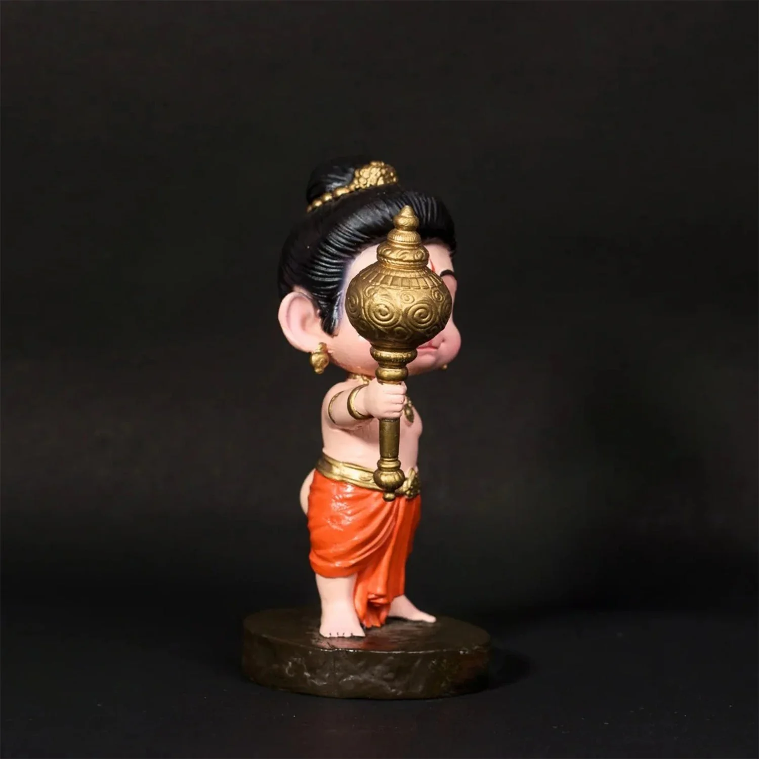 Bal Hanuman with Gada | Bal Hanuman Idol for Temple | Ideal for Car Dashboard - Image 2