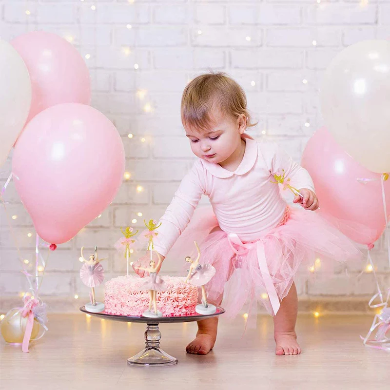 Ballet Figurines Ballerina Dancer Cake Toppers  (Pack of 3) - Image 5