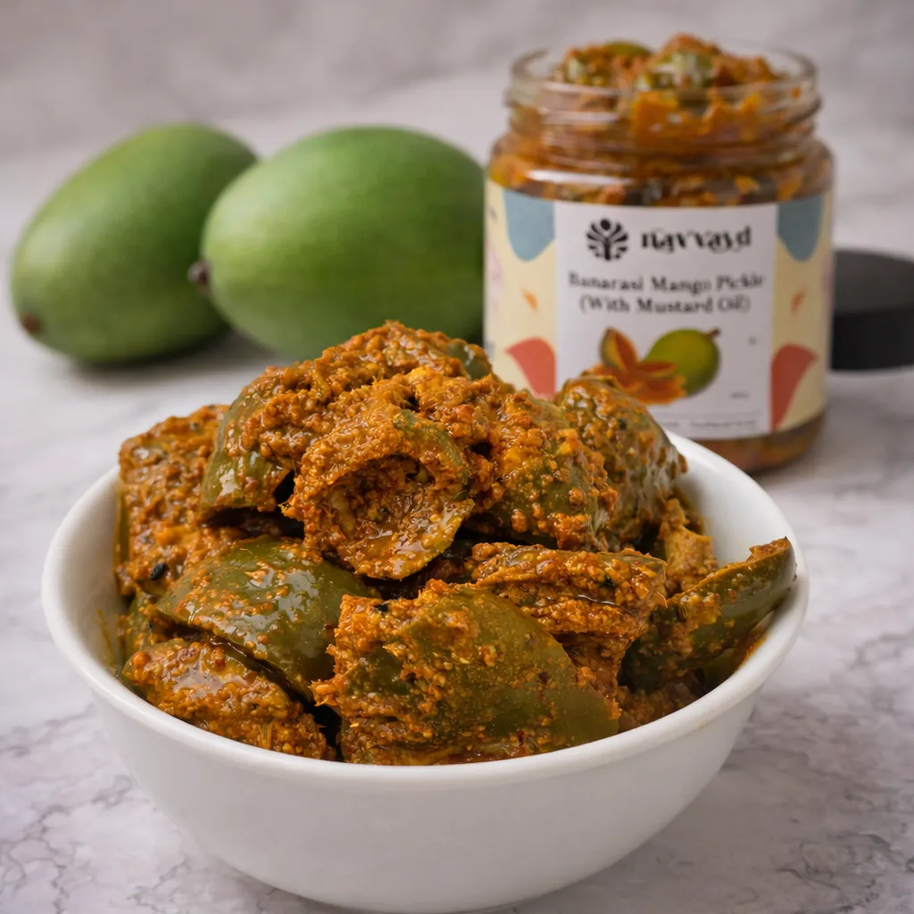 Banarasi Aam Ka Achaar | Banarasi Mango Pickle (With Mustard Oil) - Image 9