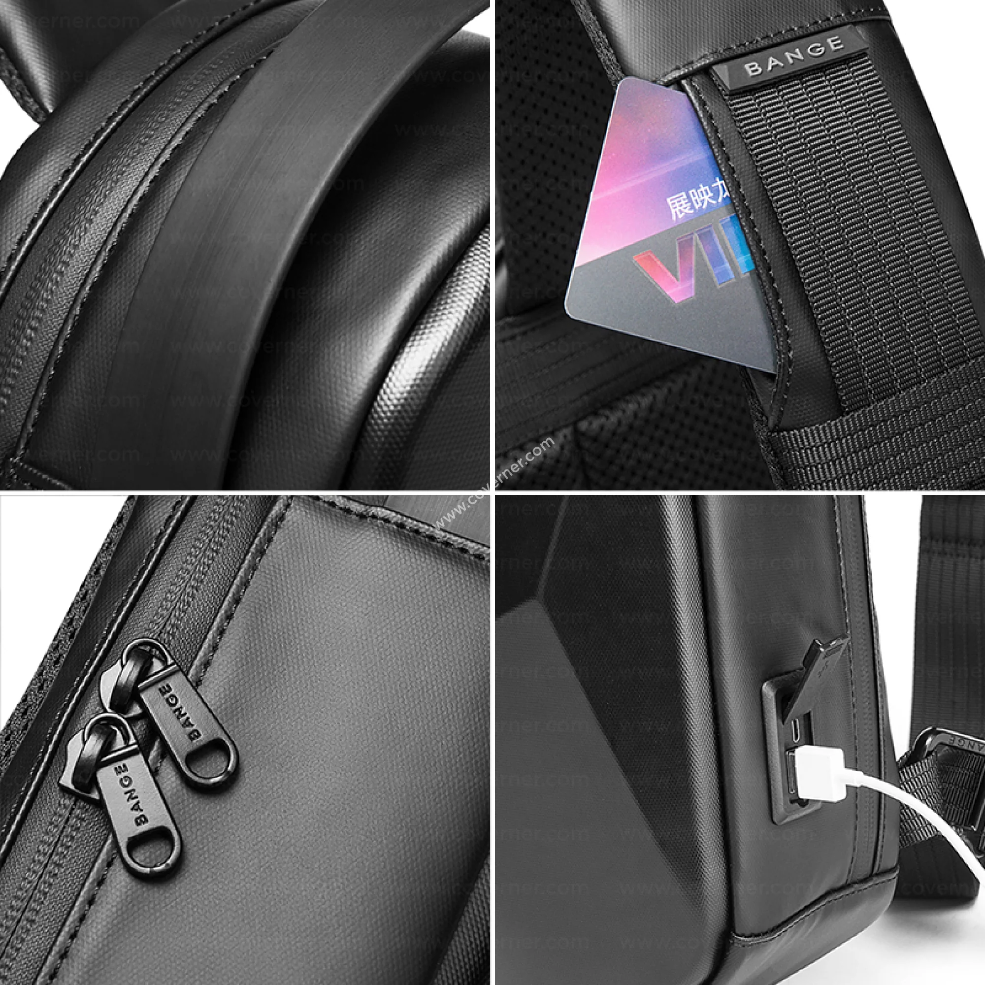Bange Hard Shell Sling Bag – Waterproof Travel Crossbody with Anti-Theft Design by Coverner India - Image 3