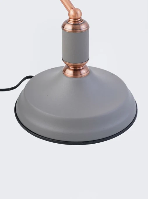 Banker Gray Shade metal Table lamp - Image 6