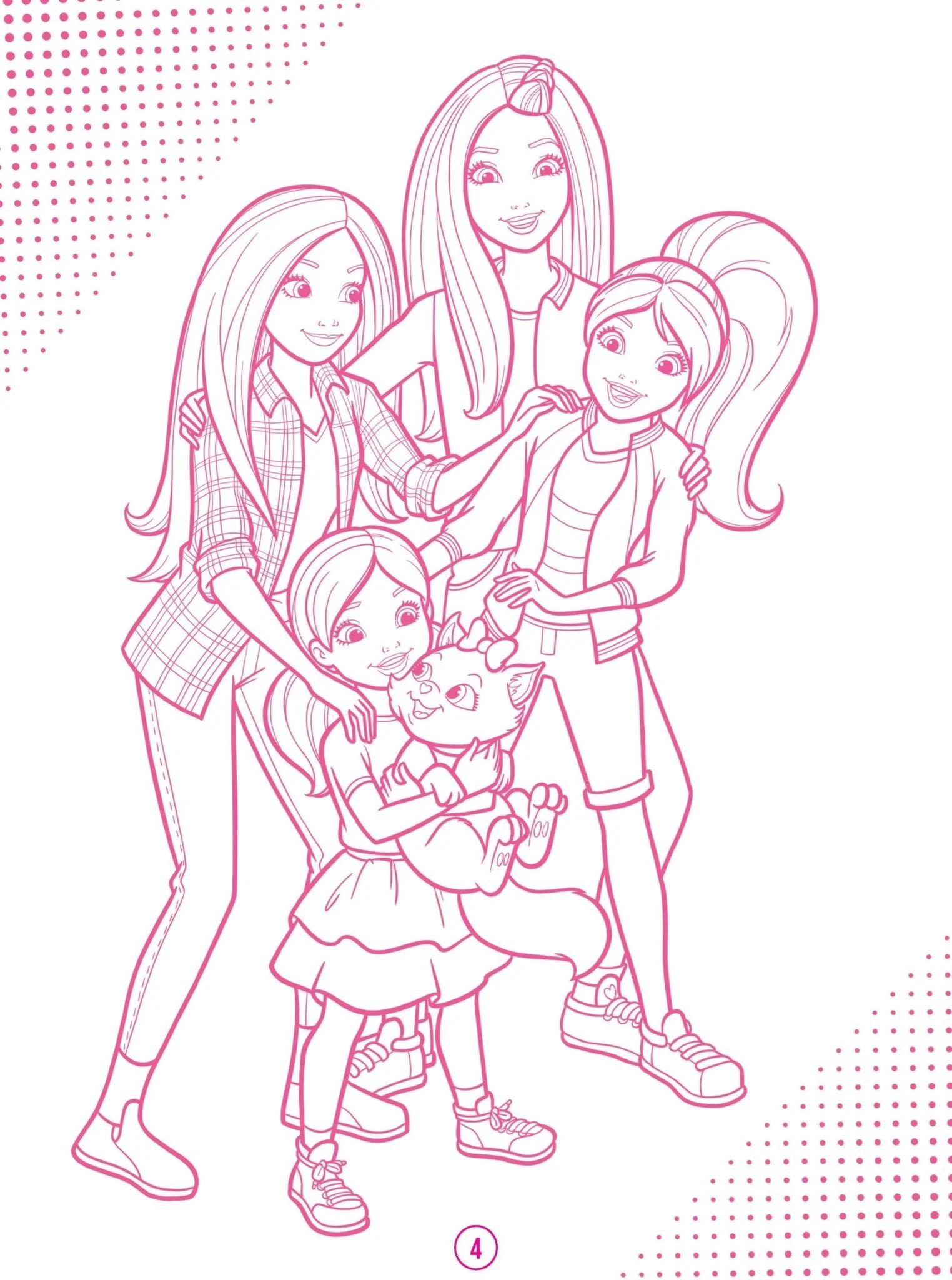 Barbie Dreamhouse Adventures - Mega Colouring Book - Image 2