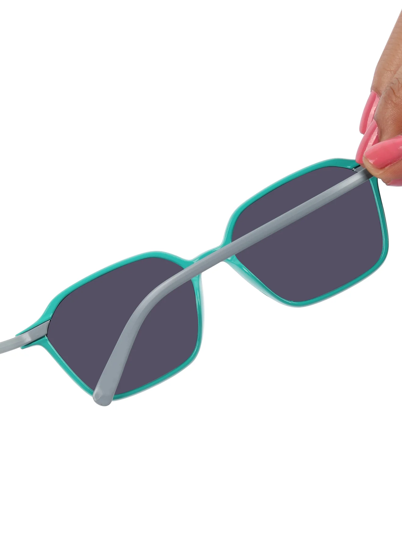 Barebeam Green Square Kids Sunglasses - Image 2