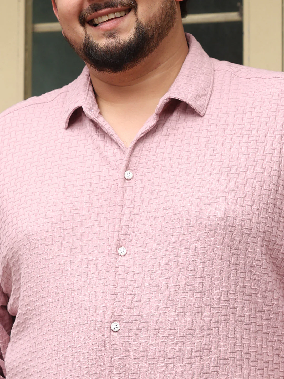 Basket-Knit Jacquard Shirt - Image 7