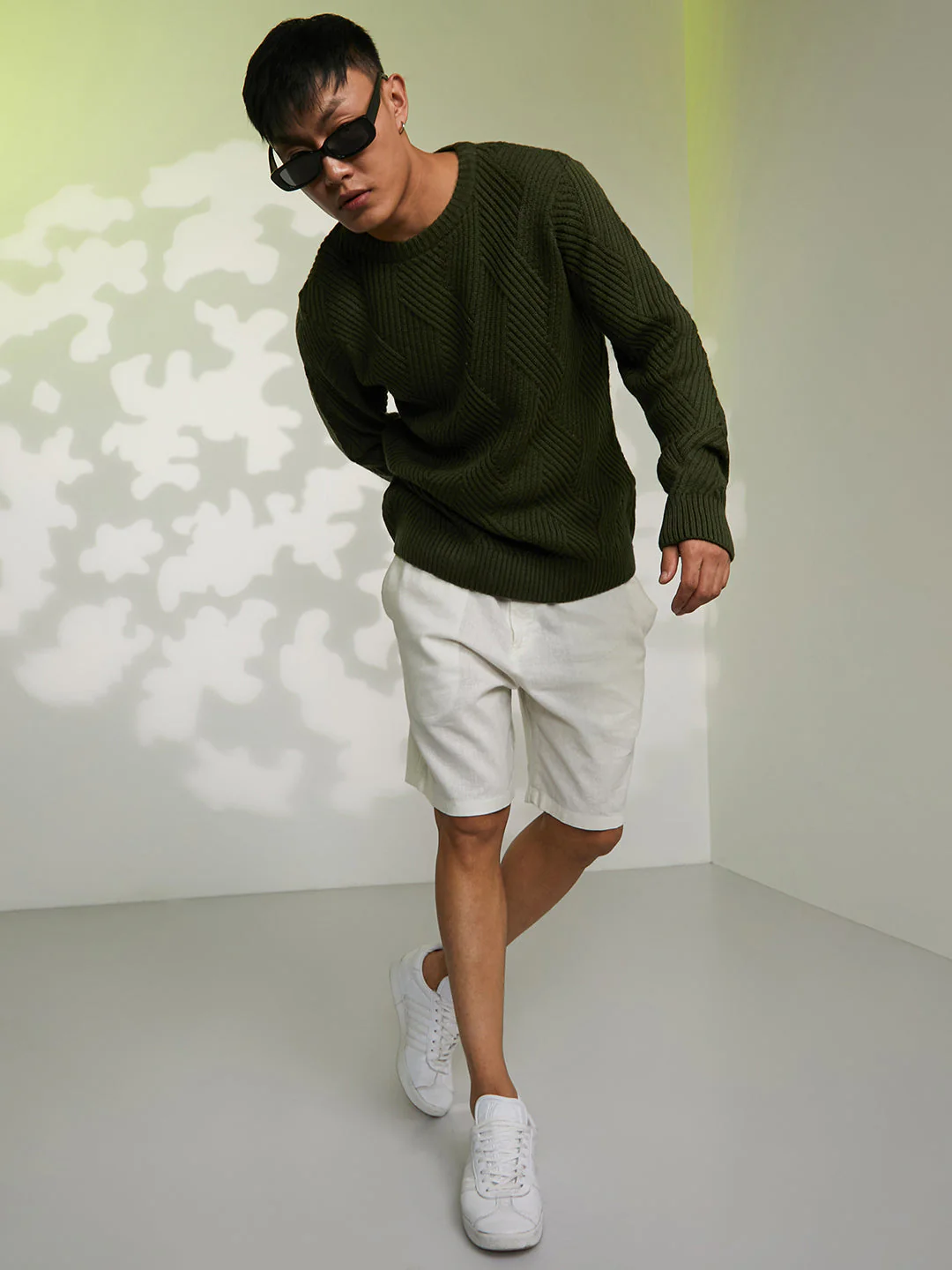 Basket-Knit Pullover Sweater - Image 6