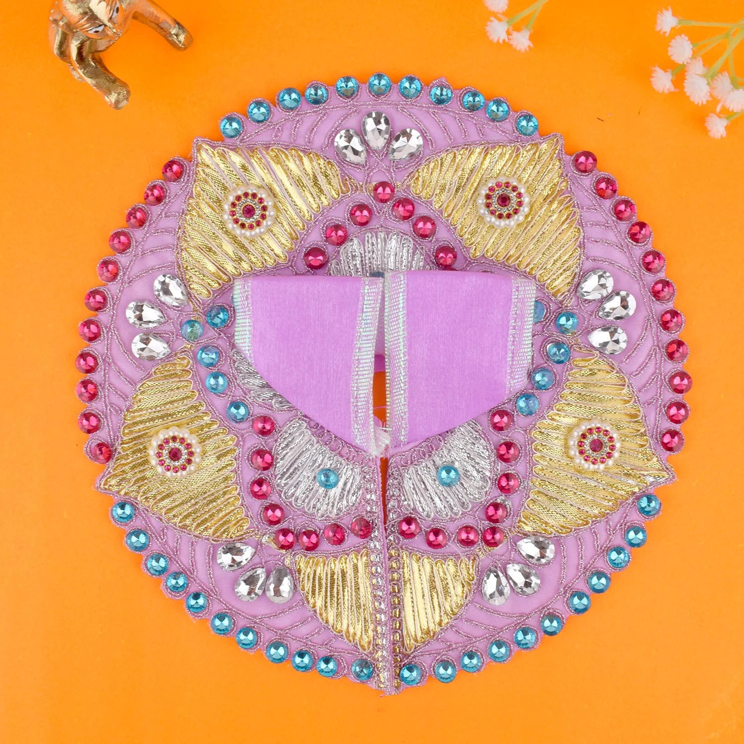 Beautiful Embroidery Dresses for Laddu Gopal Ji | Sizes 0 to 6 - Image 4