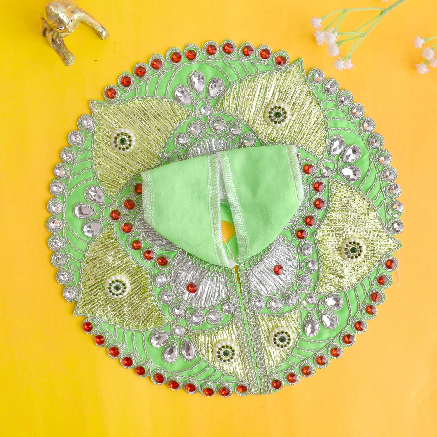 Beautiful Embroidery Dresses for Laddu Gopal Ji | Sizes 0 to 6 - Image 5