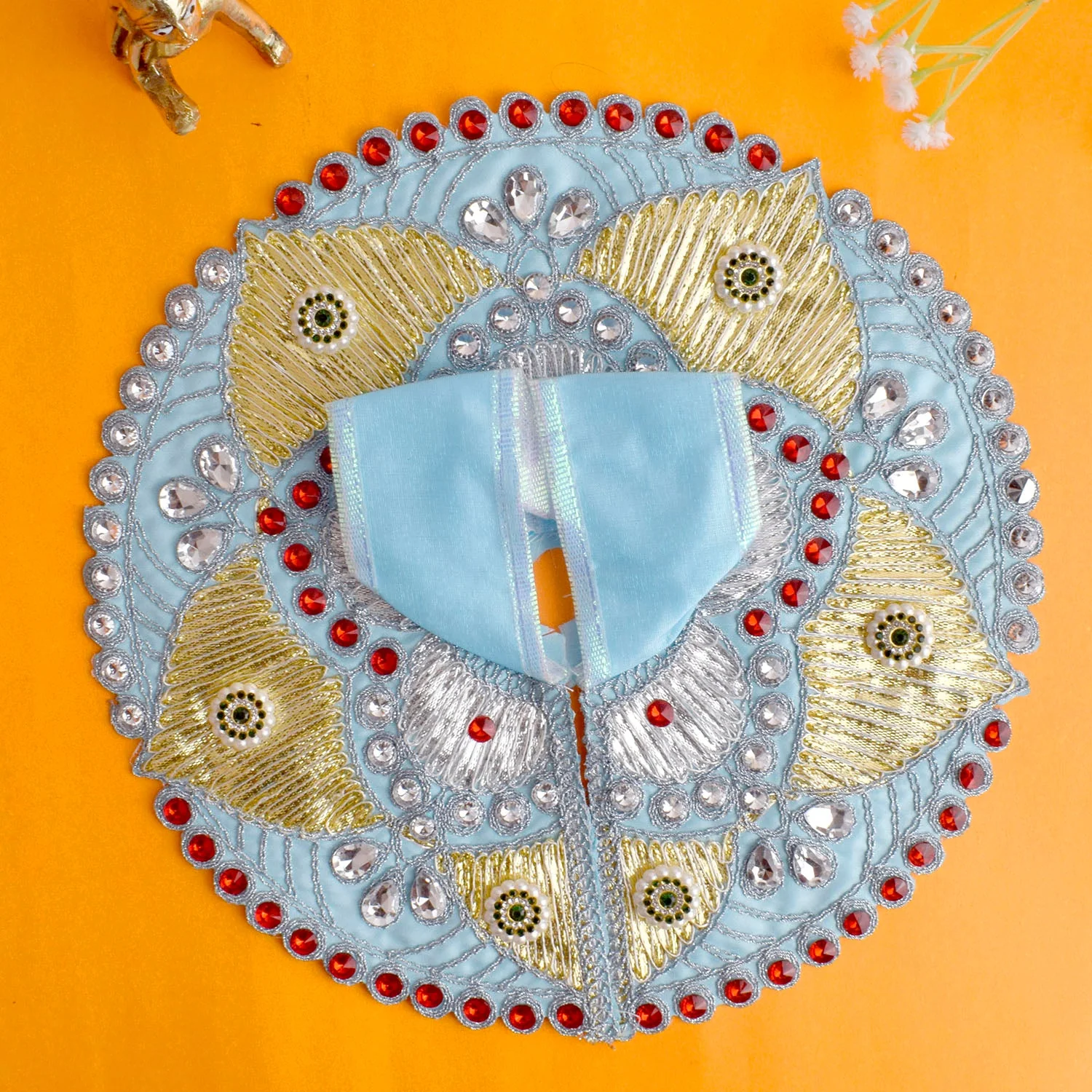 Beautiful Embroidery Dresses for Laddu Gopal Ji | Sizes 0 to 6 - Image 7