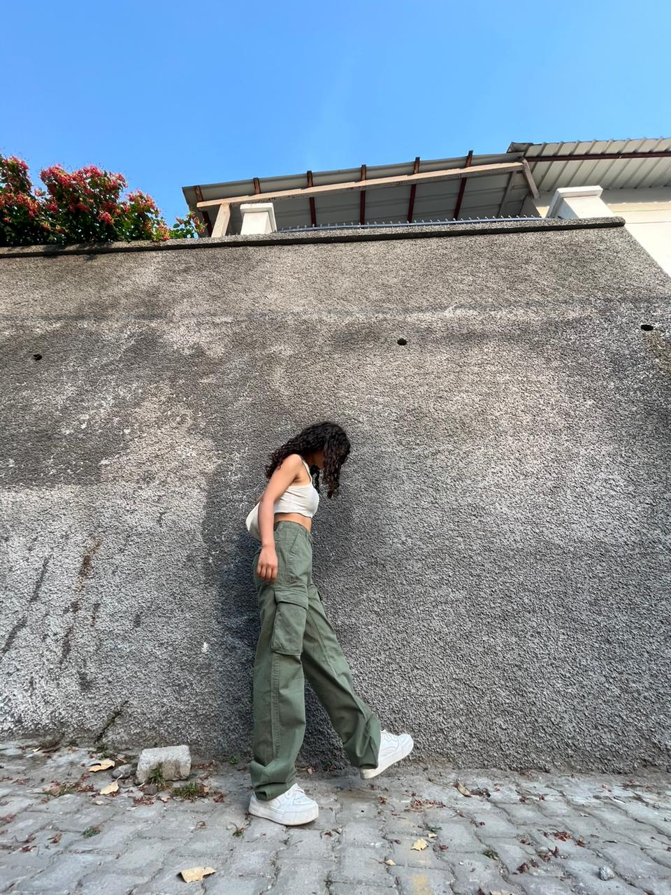 BEIGE CARGO PANTS - Image 42