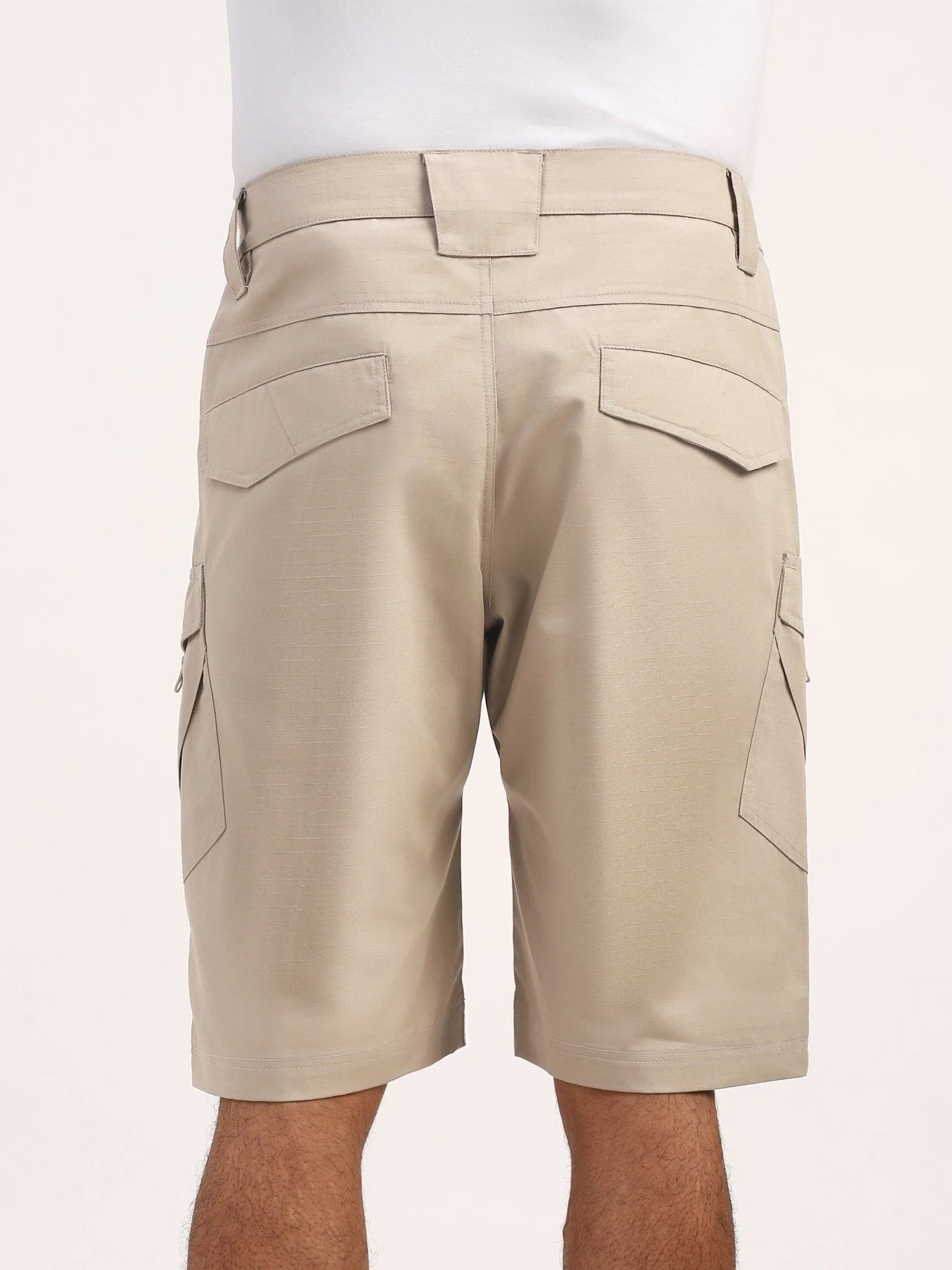 Beige Explorer Tactical Shorts - Image 2