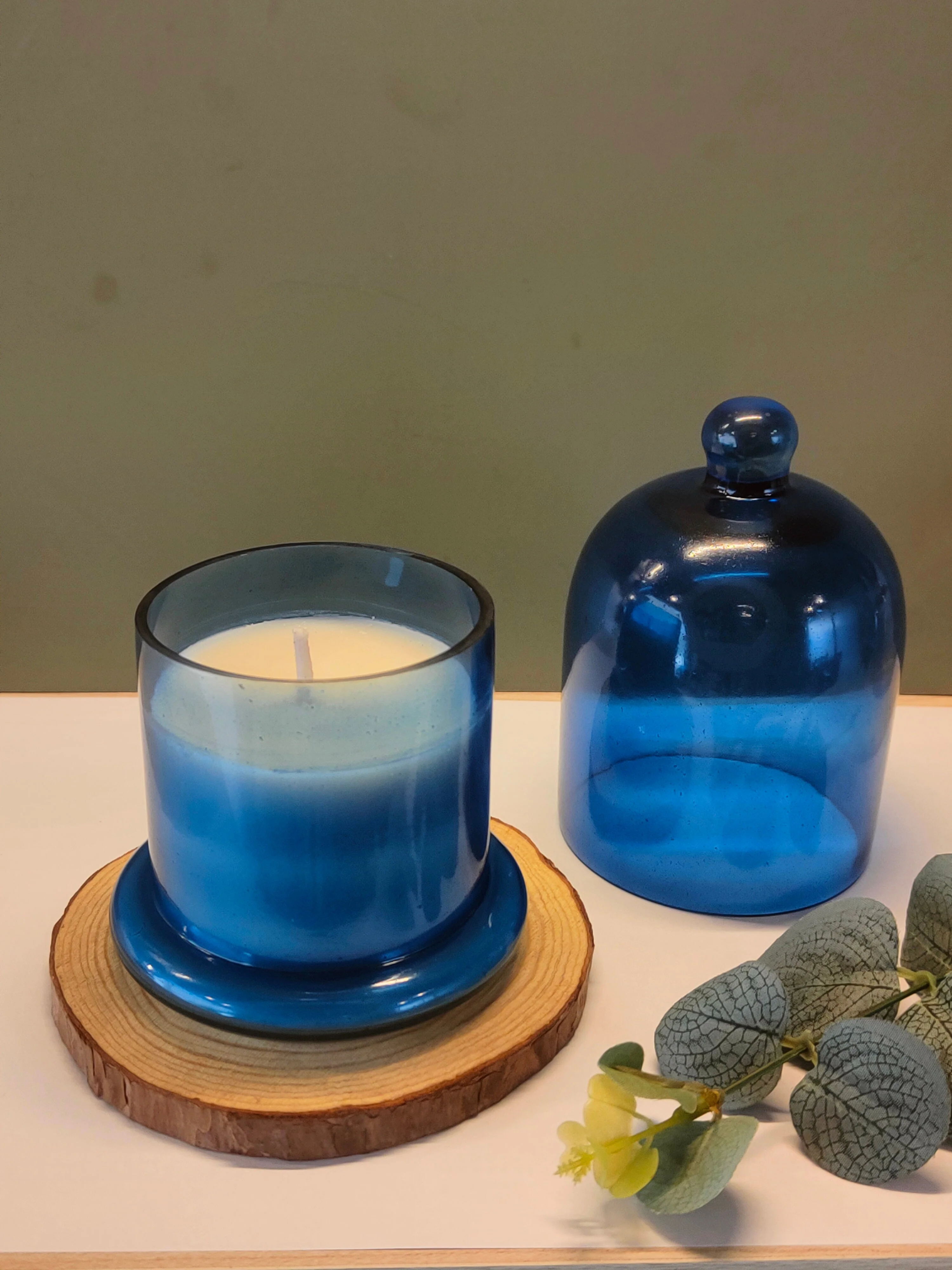 Bell Jar Candle Royal Blue - Image 2