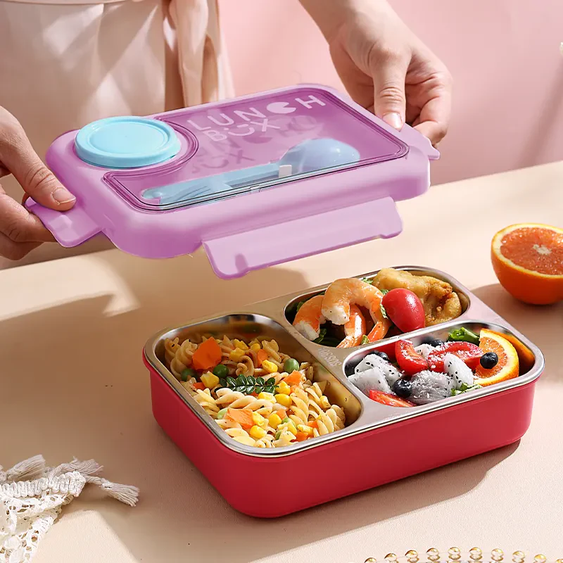 Bento Lunch Box with 3 Compartments - Image 9