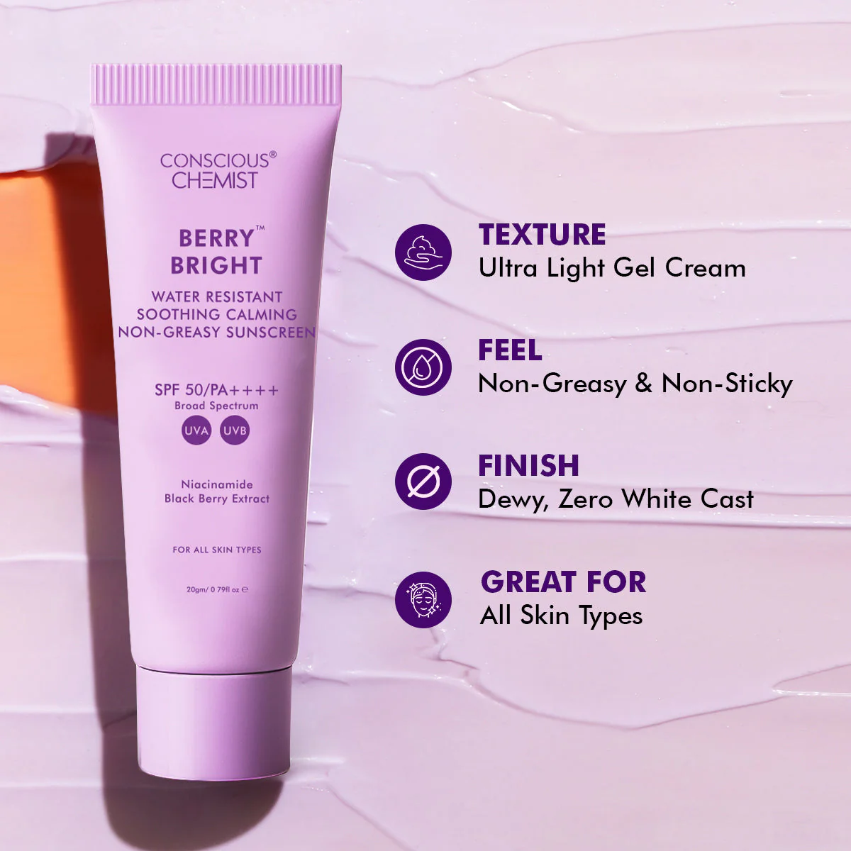 Berry Bright Sunscreen Mini | 20 Gms | Mini Sale - Image 7