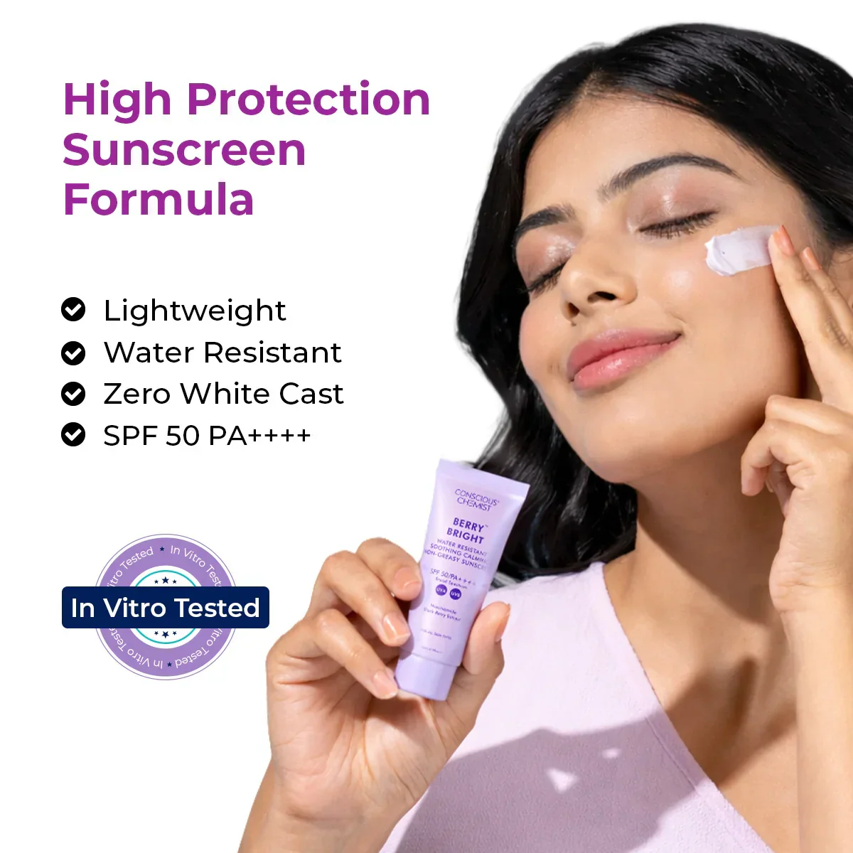 Berry Bright Sunscreen Mini | Pack of Two | 2x20 Gms - Image 3