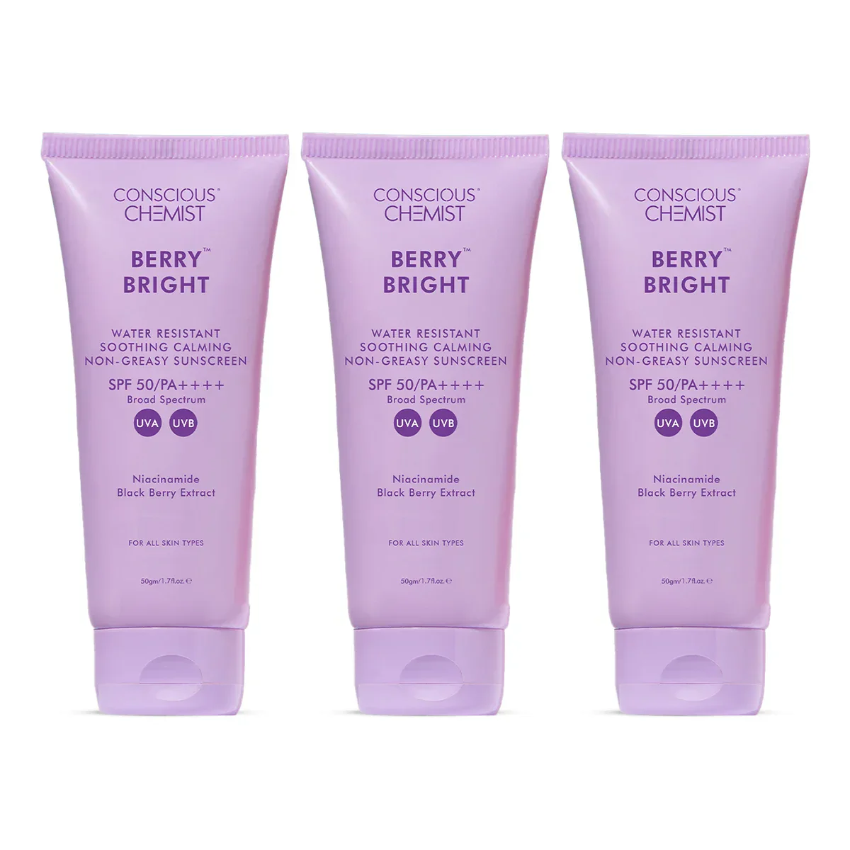 Berry Bright Sunscreen | SPF50 PA ++++ | 50 Gm - Image 11
